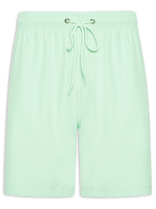 Short Masculina Beachwear Básico - Verde