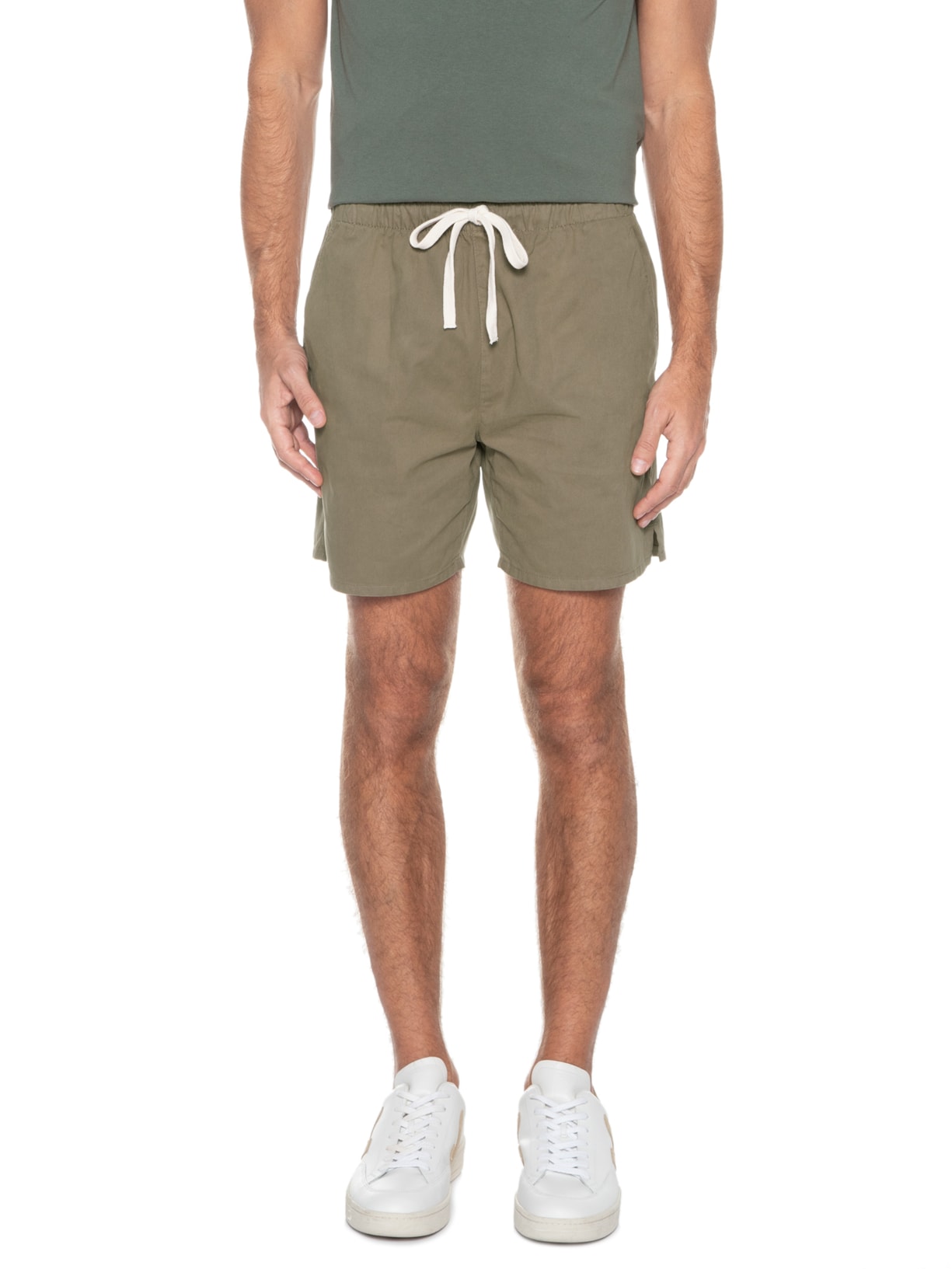 Short Masculina Casual Pier Marrom Foxton