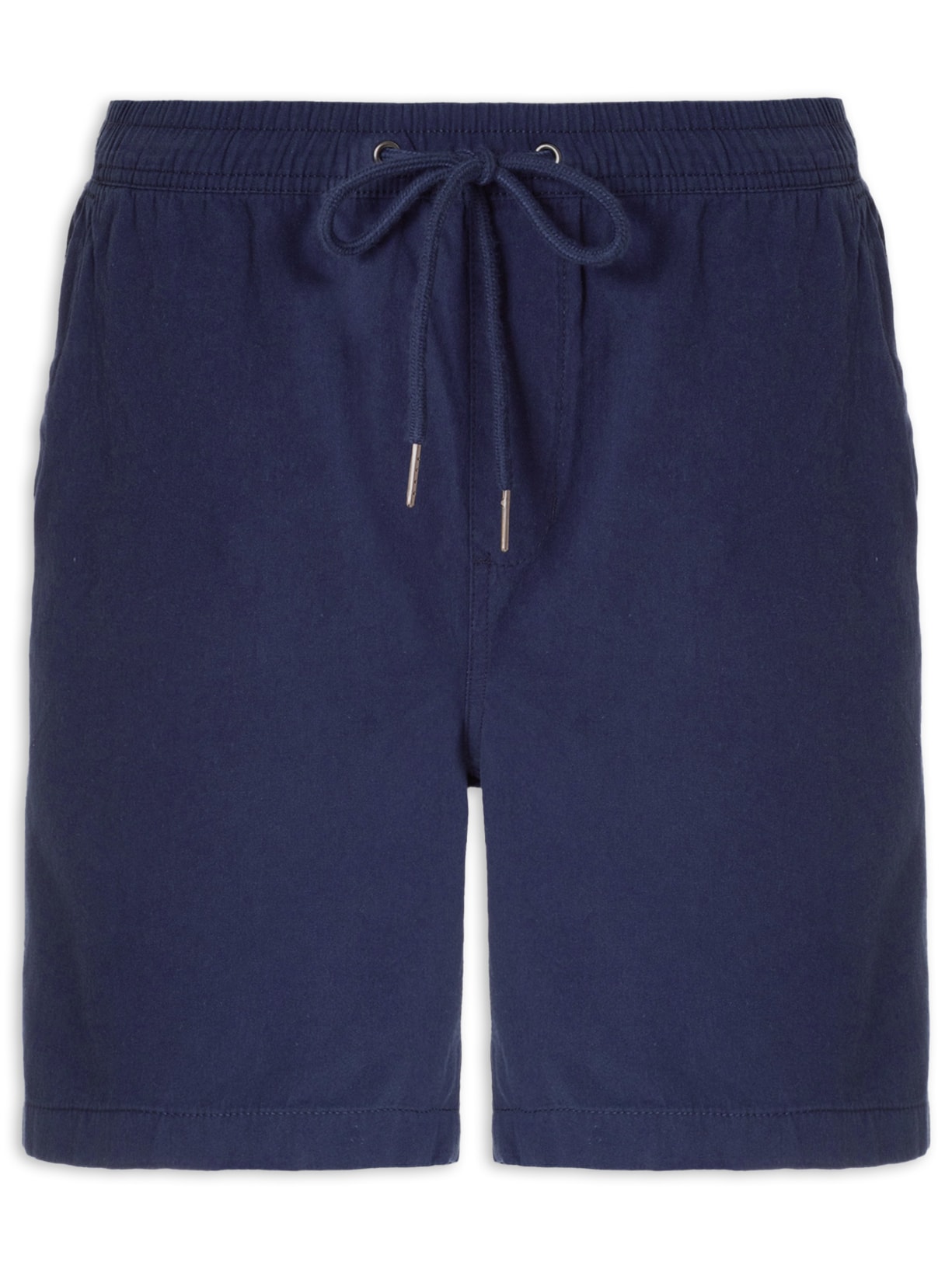 Short Masculina Em Sarja Básico - Azul