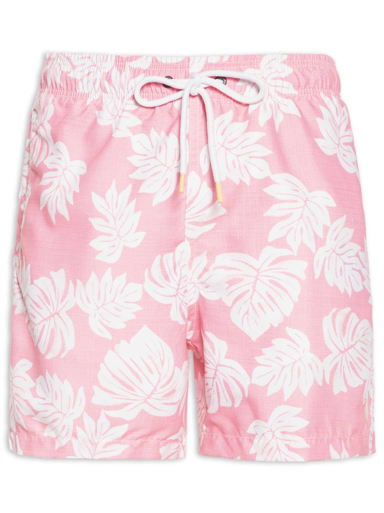 Short Masculina Praia Estampado Costela - Rosa