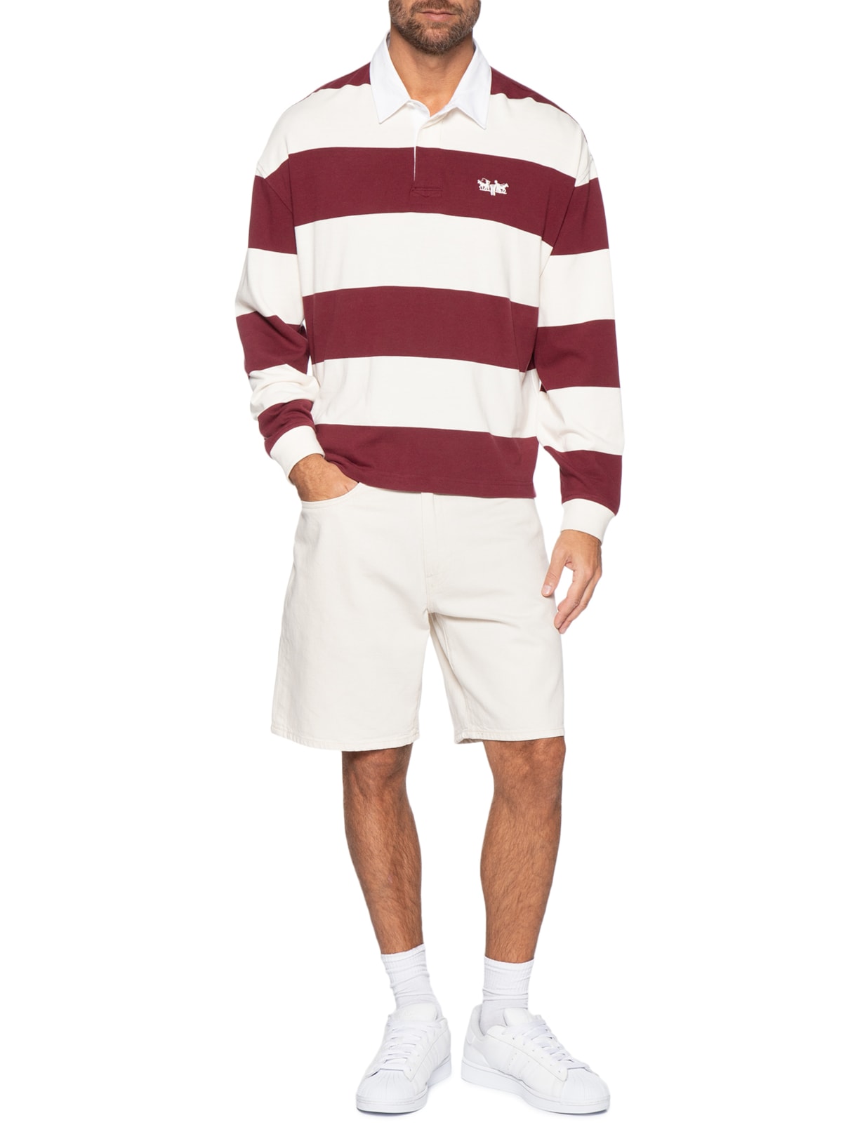 Short Masculino 468 Loose Fit Branco Levi's