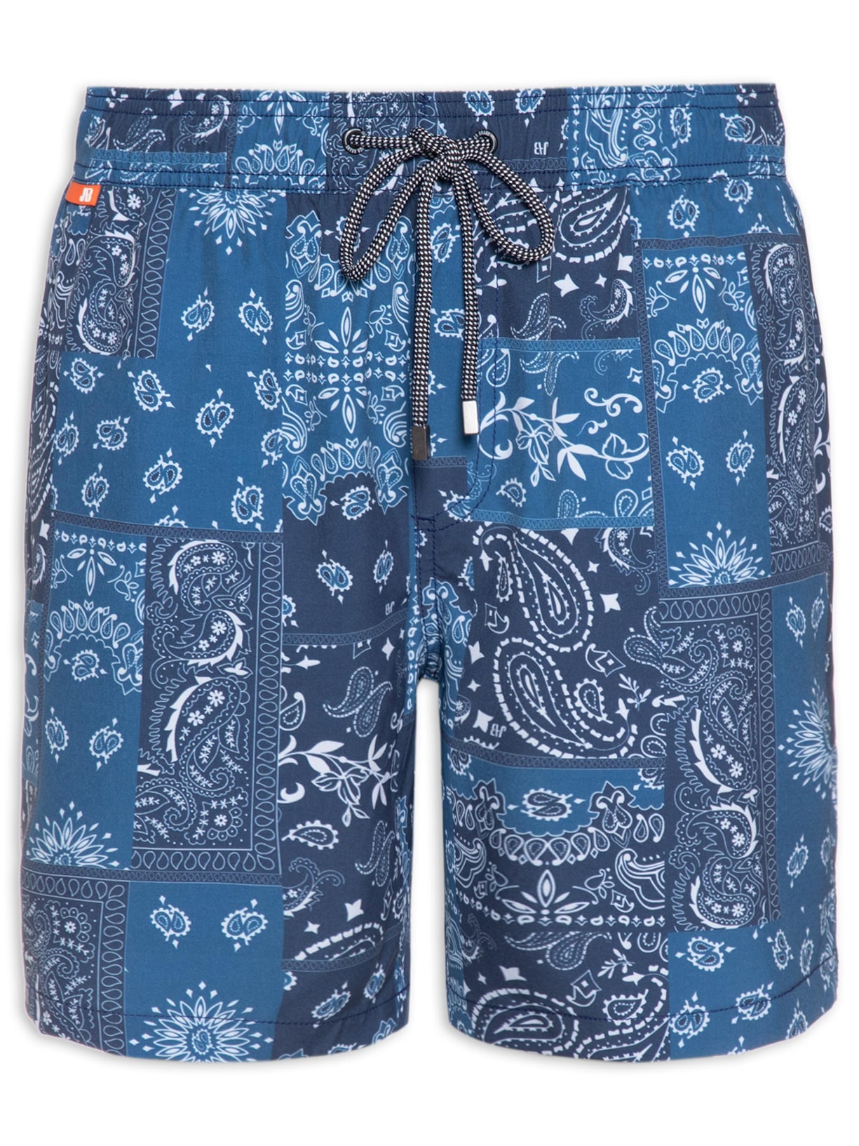 Short Masculino 4way Bandana Patch - Azul