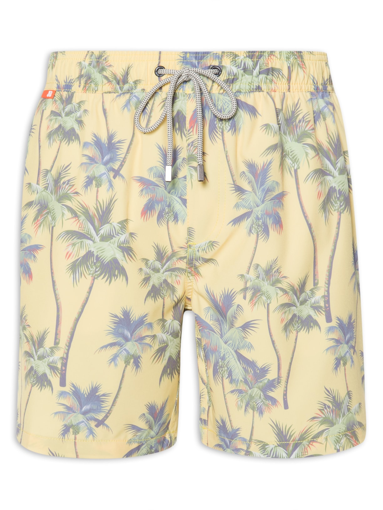 Short Masculino 4way Coqueiros Amarelo Jab