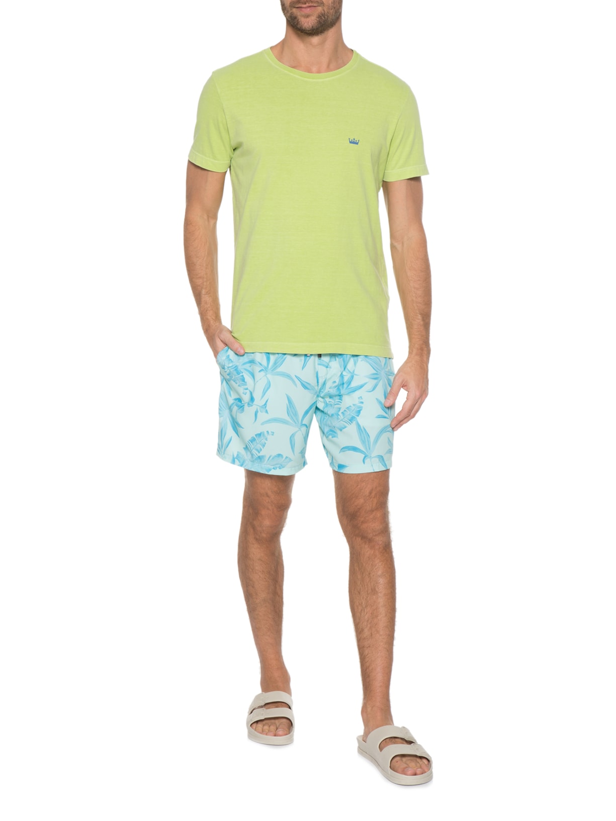 Short Masculino 4way Mono 2 Verde Jab