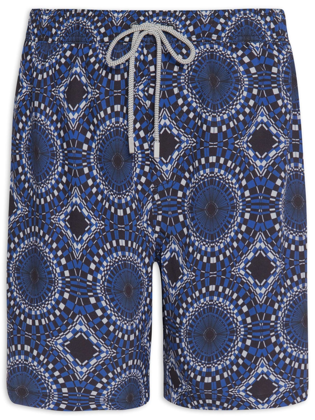 Short Masculino 4way Resort Collab Cocar Geométrico - Azul