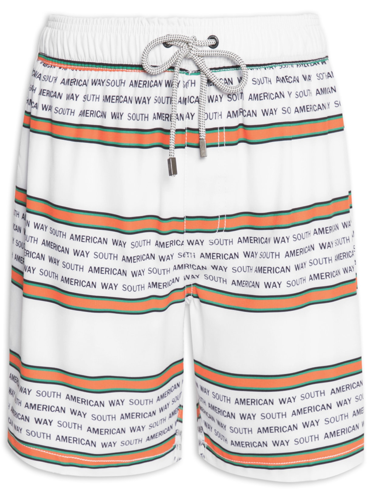 Short Masculino 4way Resort Collab Saw - Branco