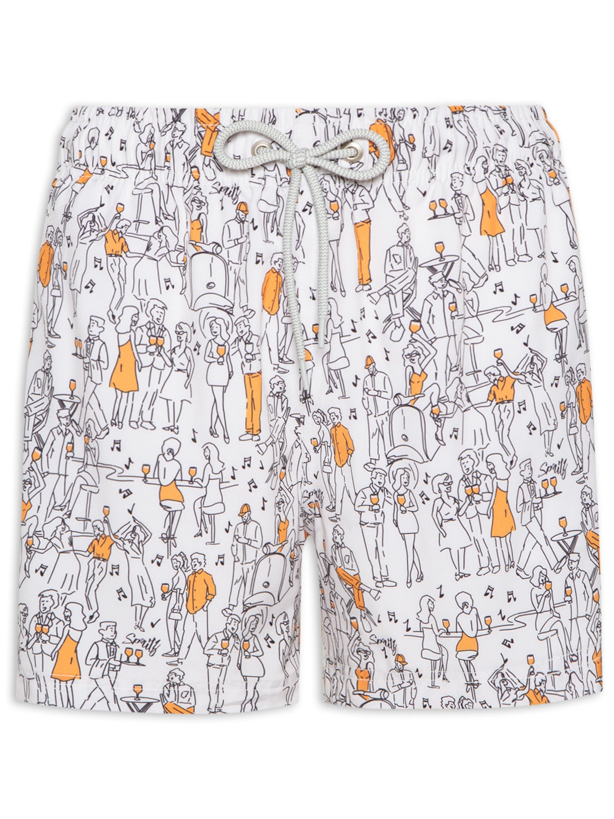 Short Masculino Água Aperal Party - Off White