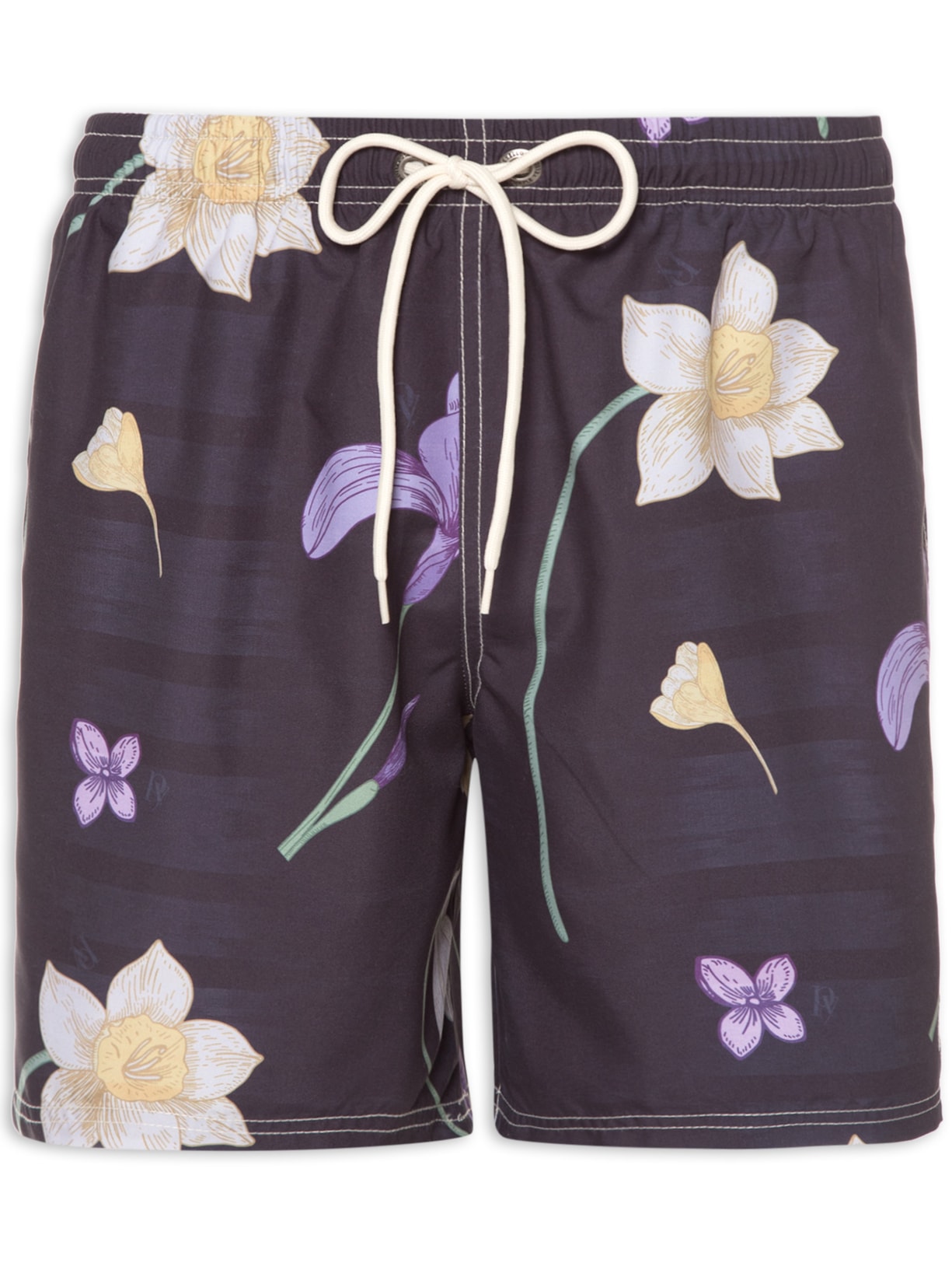 Short Masculino água Calla Lily - Preto