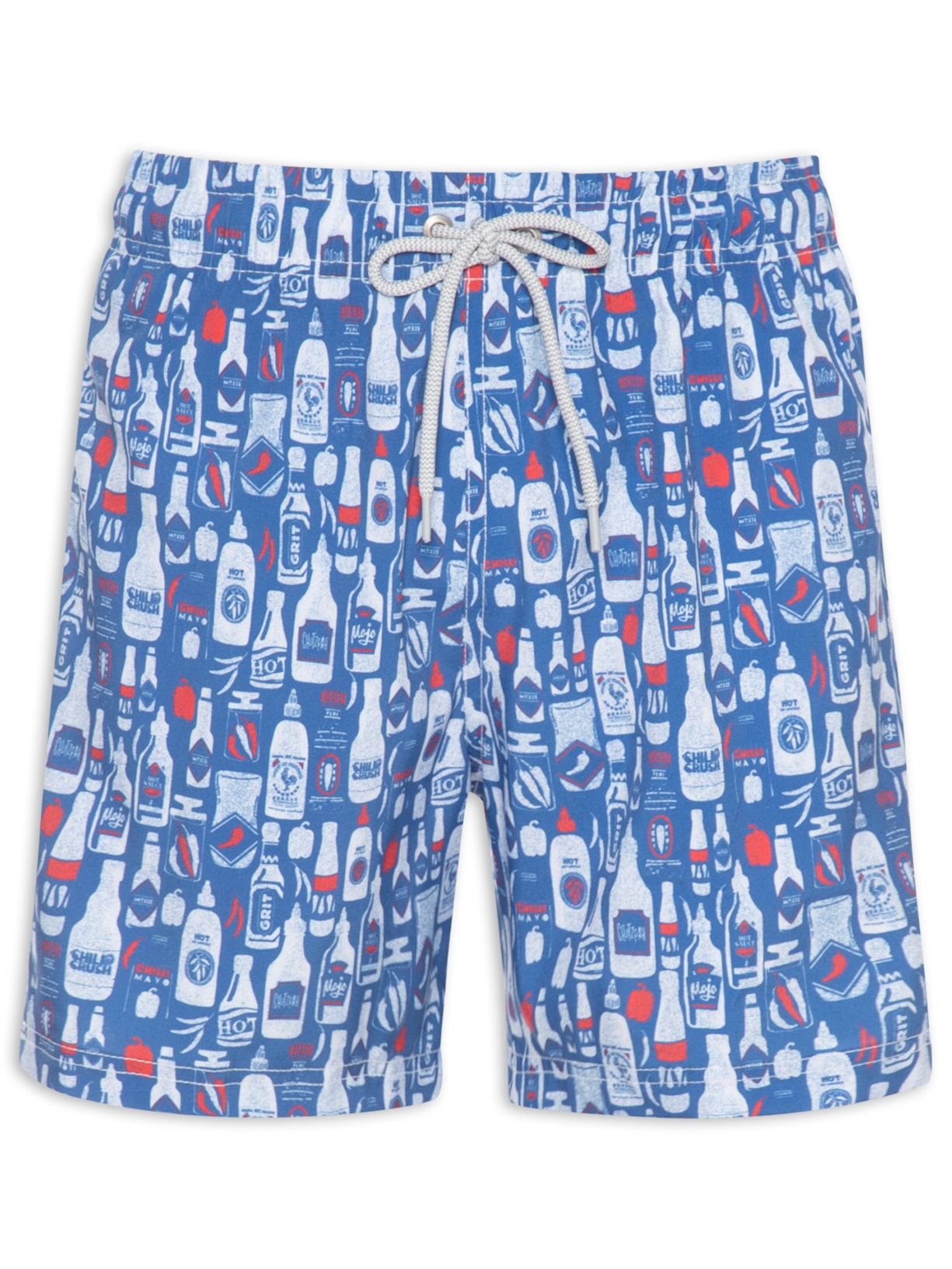 Short Masculino Agua Hot Sauce - Azul