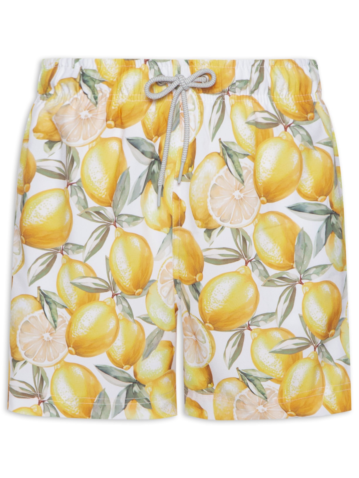 Short Masculino Água Limões - Amarelo