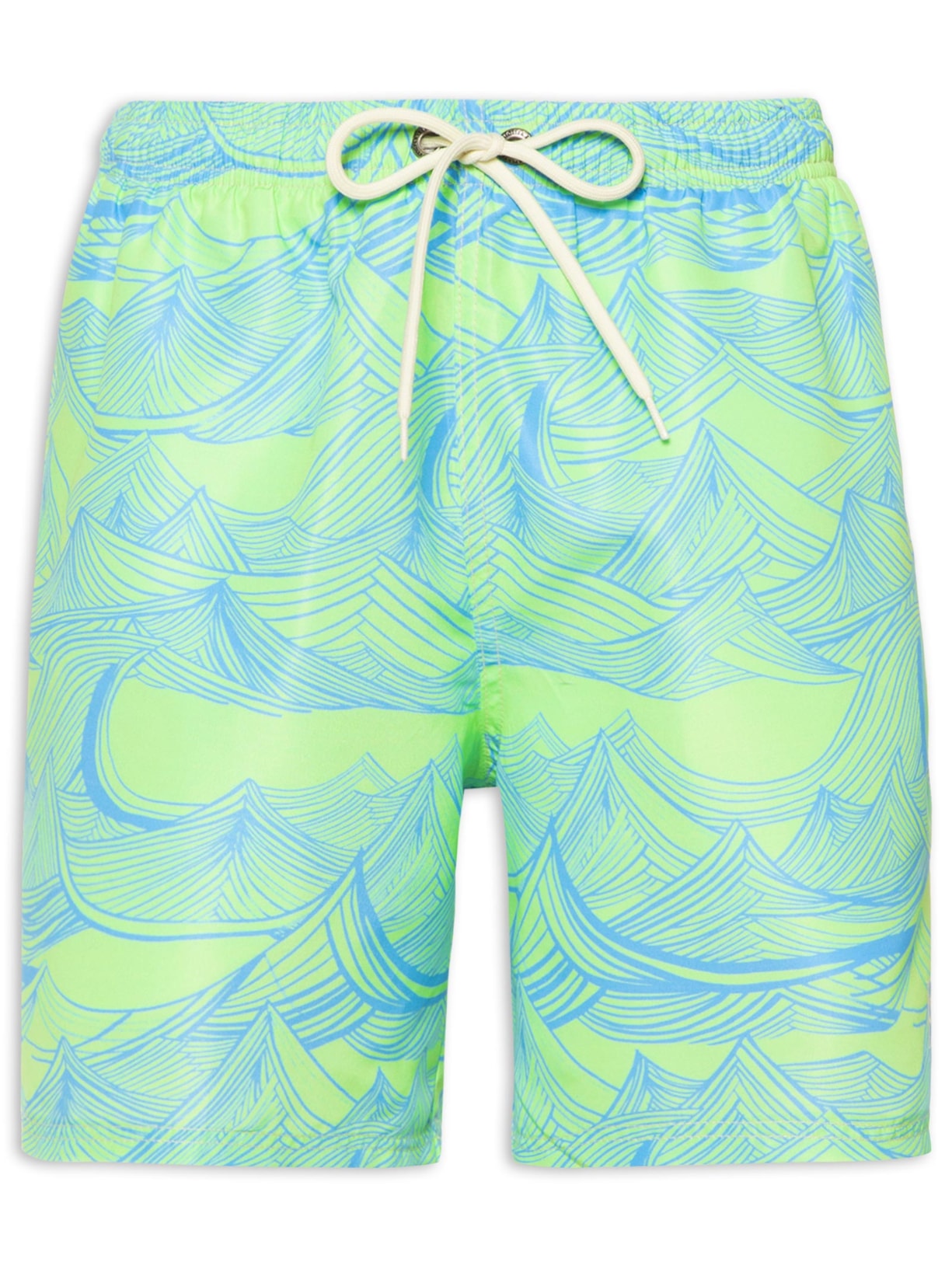 Short Masculino água Lines - Verde