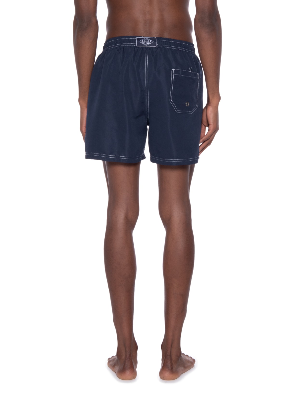 Short Masculino água Liso Bora Azul Purple Yellow