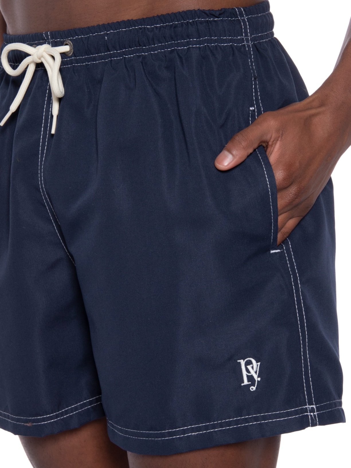 Short Masculino água Liso Bora Azul Purple Yellow