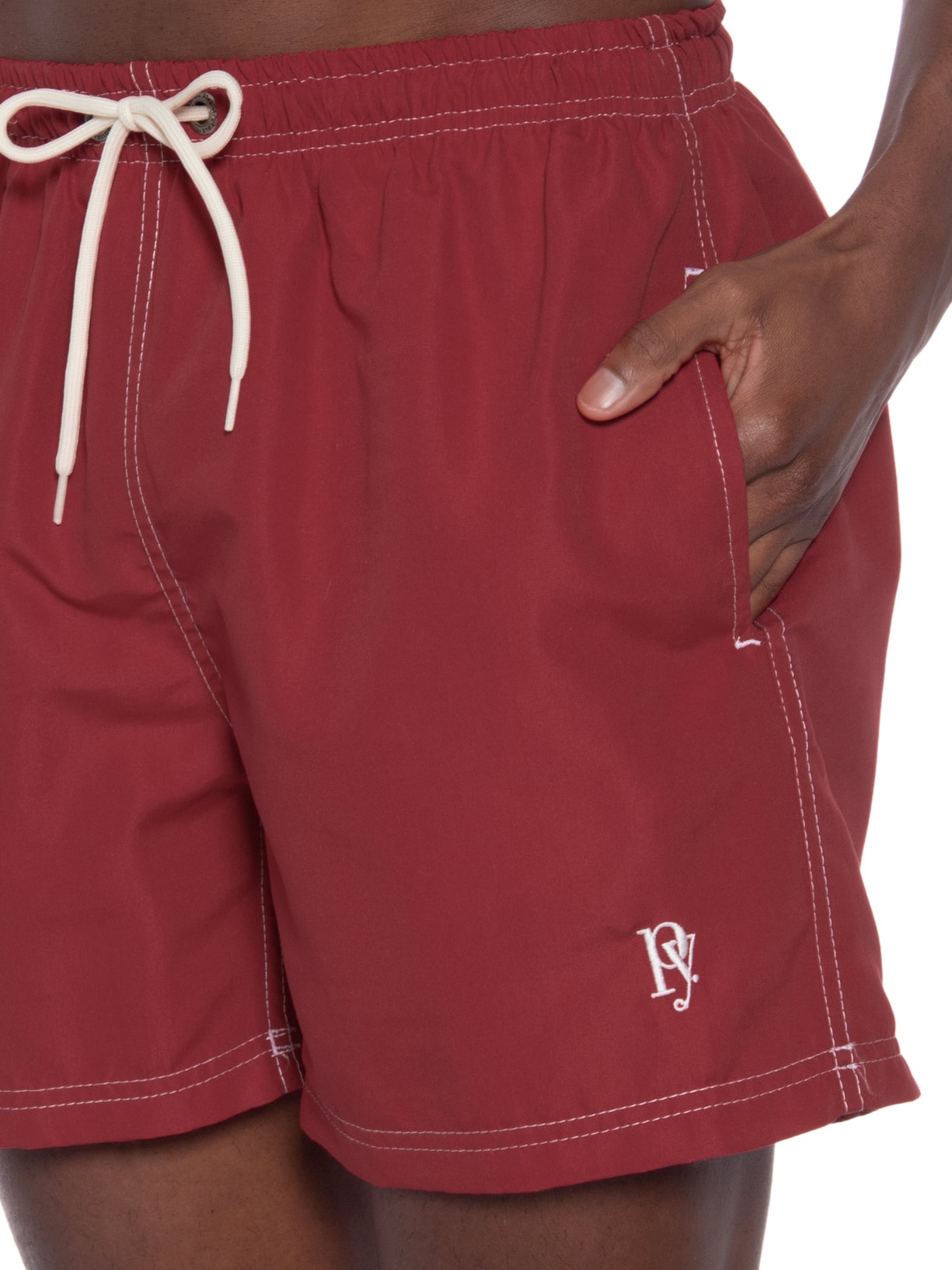 Short Masculino água Liso Bora Vermelho Purple Yellow