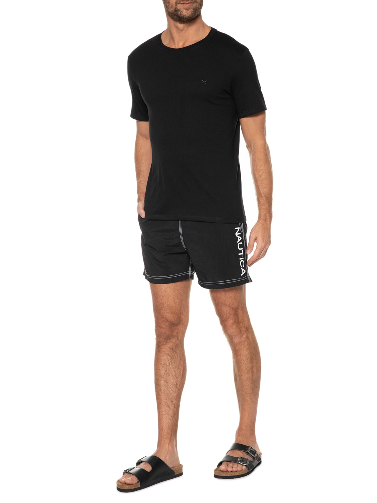 Short Masculino água Preto Nautica