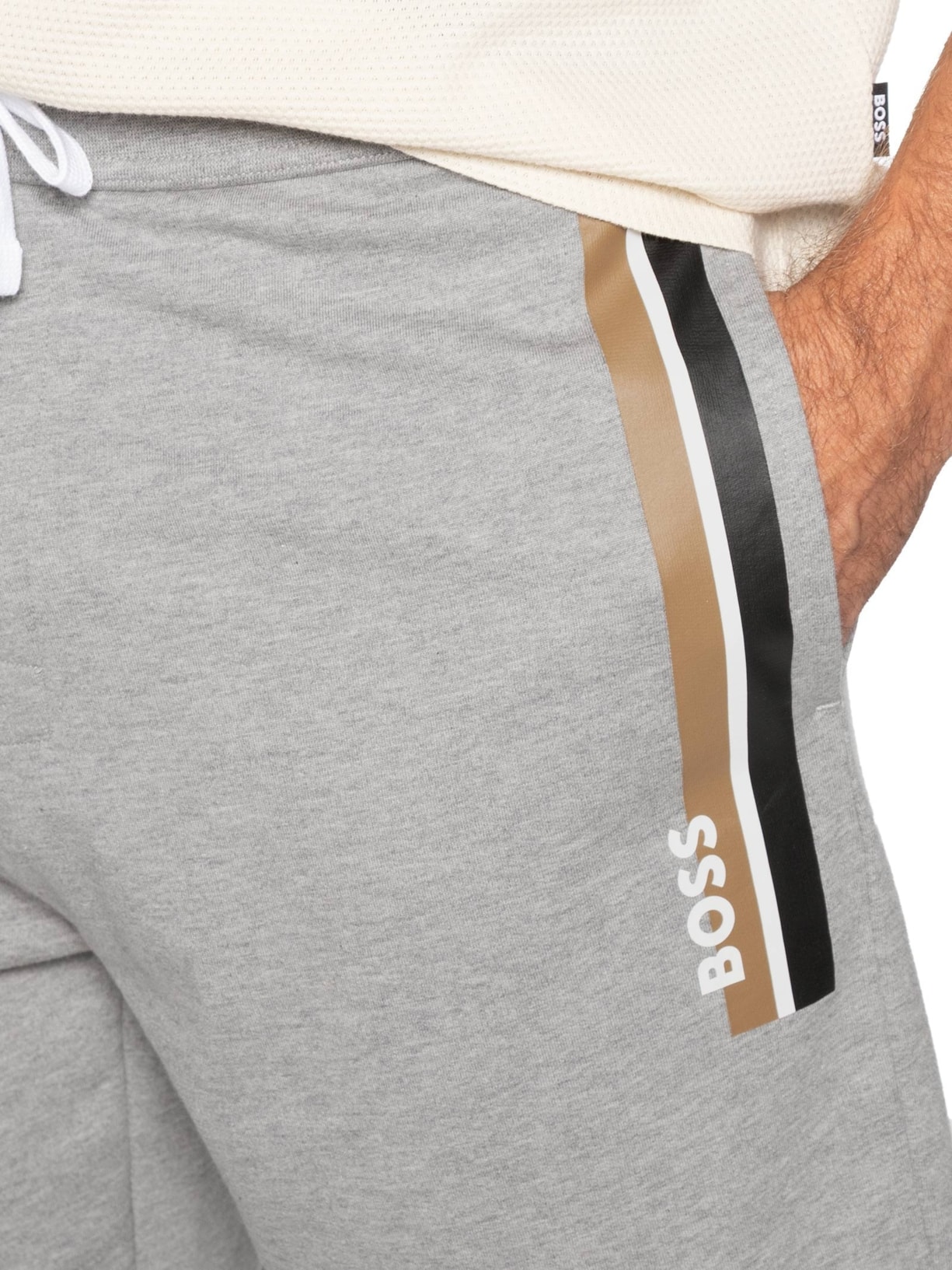 Short Masculino Authentic Jogging Cinza Boss