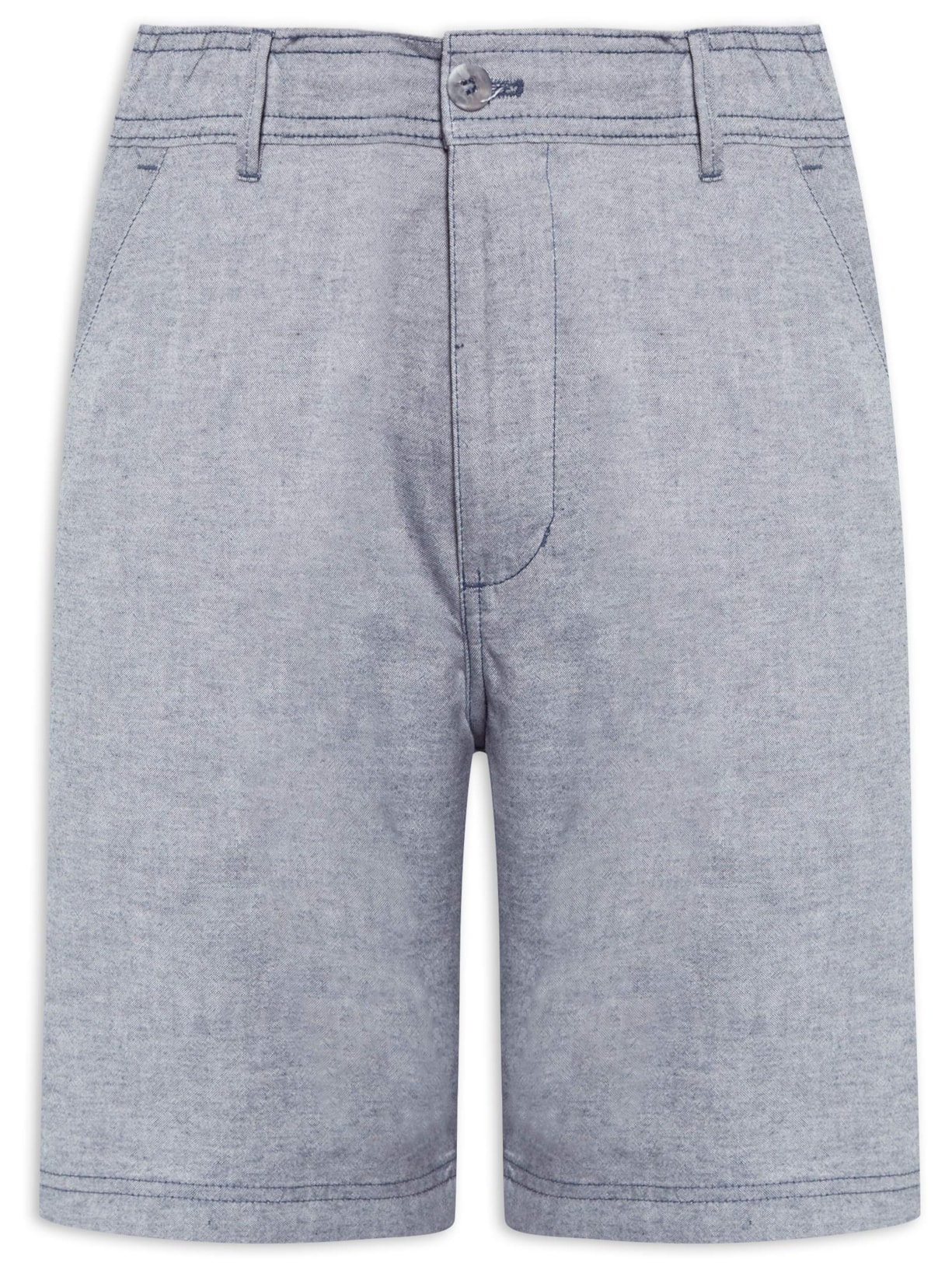 Short Masculino Balneário Algodão - Azul