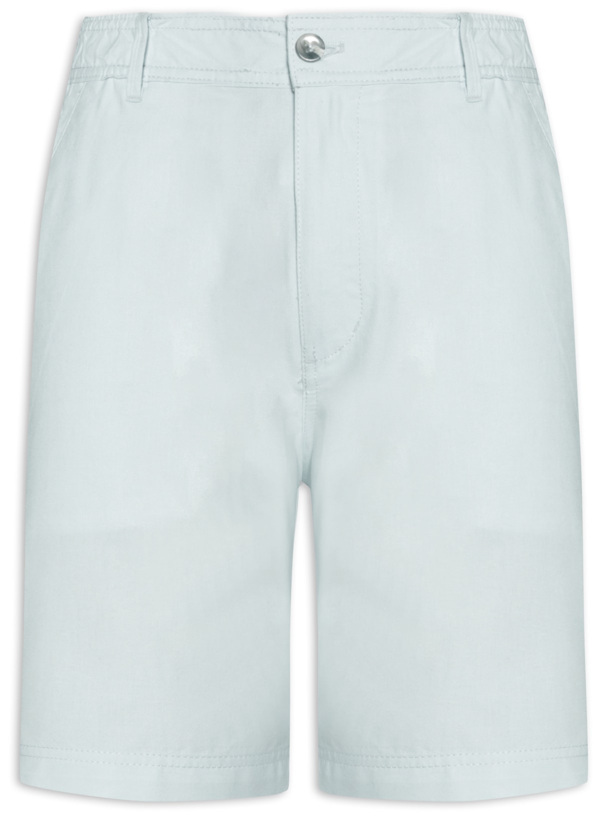 Short Masculino Balneário Algodão - Off White