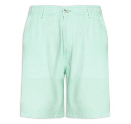 Short Masculino Balneário Algodão - Verde