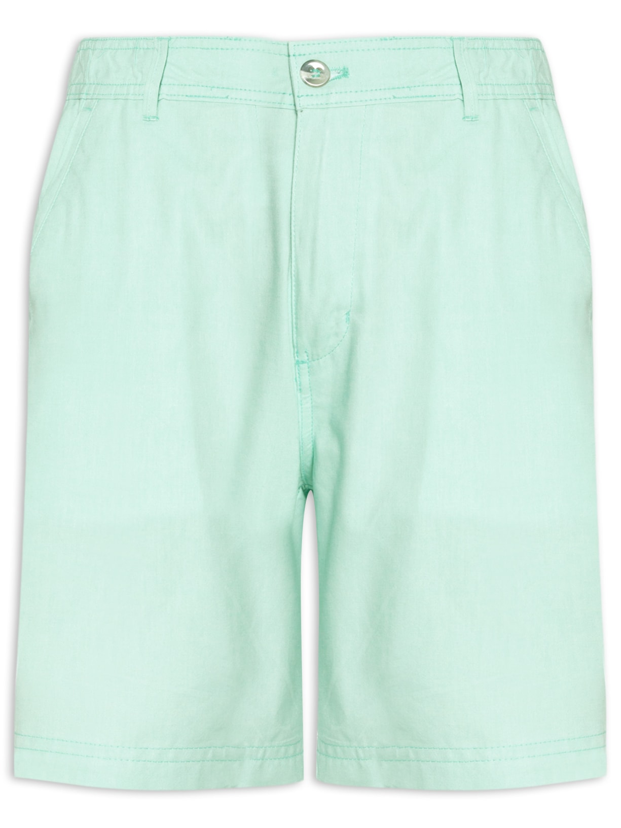 Short Masculino Balneário Algodão - Verde