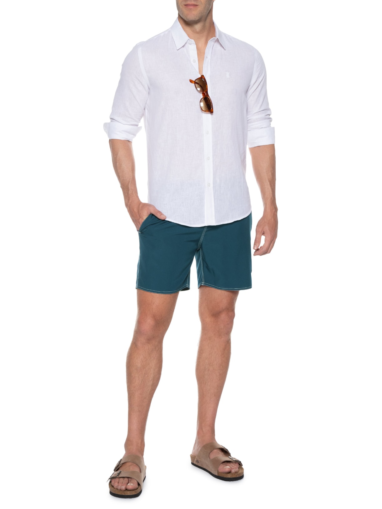 Short Masculino Basic Azul Sergio K