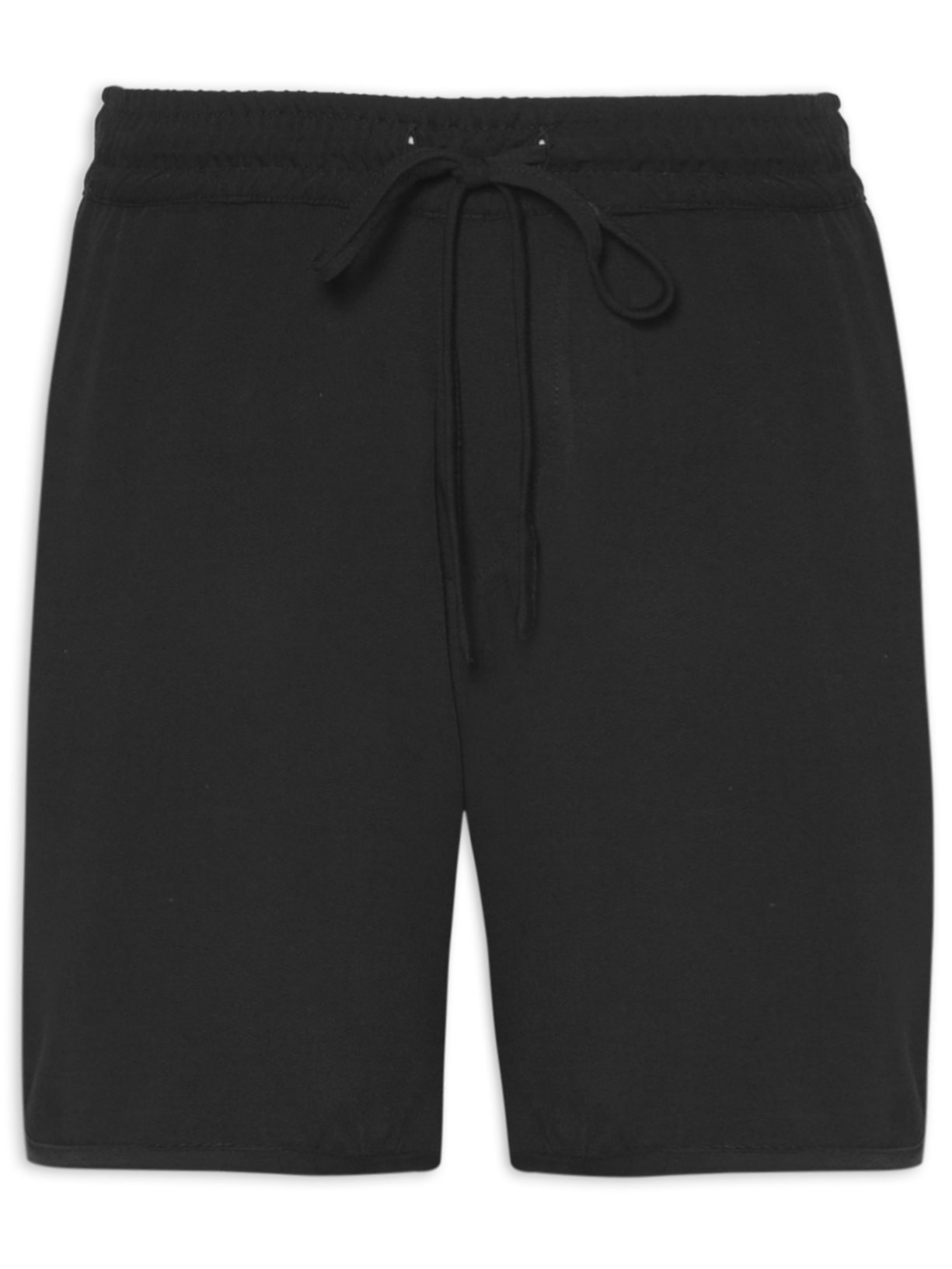 Short Masculino Básico Fenda - Preto