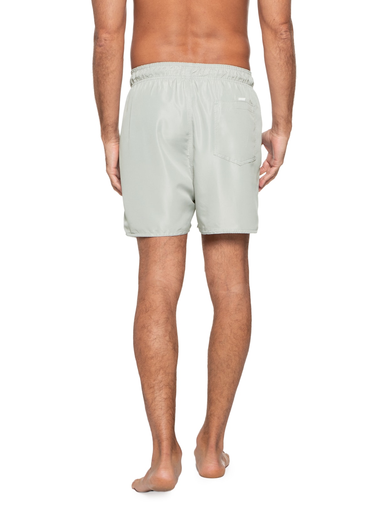 Short Masculino Básico Liso Cinza  Basiq Men