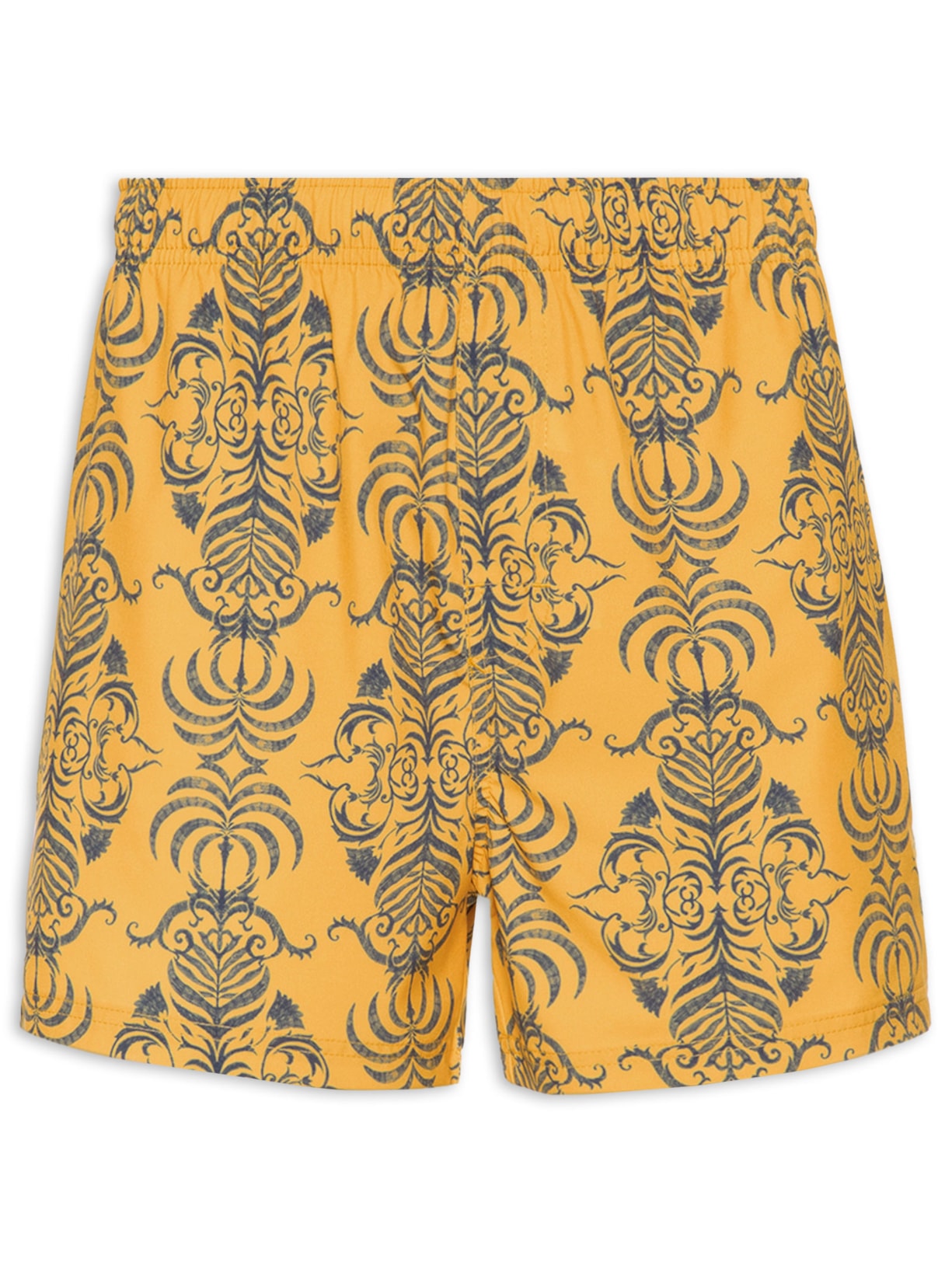 Short Masculino Beach Arabescos - Amarelo