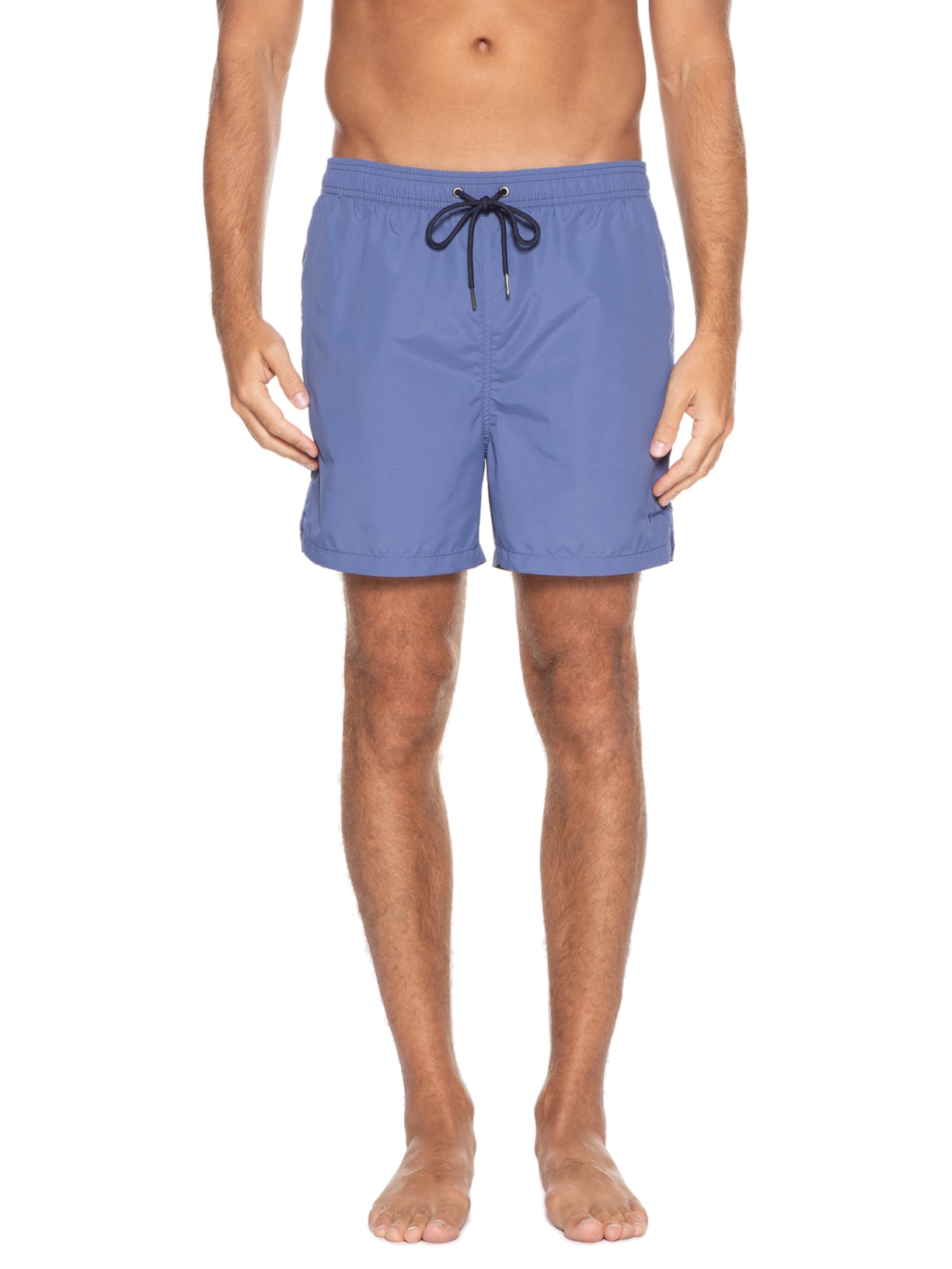 Short Masculino Beach Basic Regular Solid Azul Richards