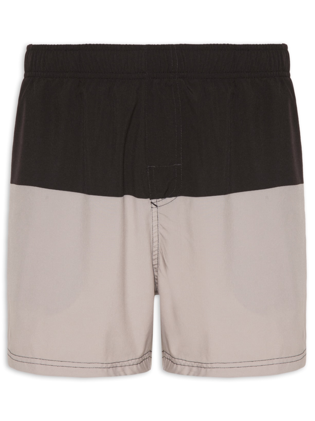 Short Masculino Beach Bicolor Brasão - Osklen - Preto
