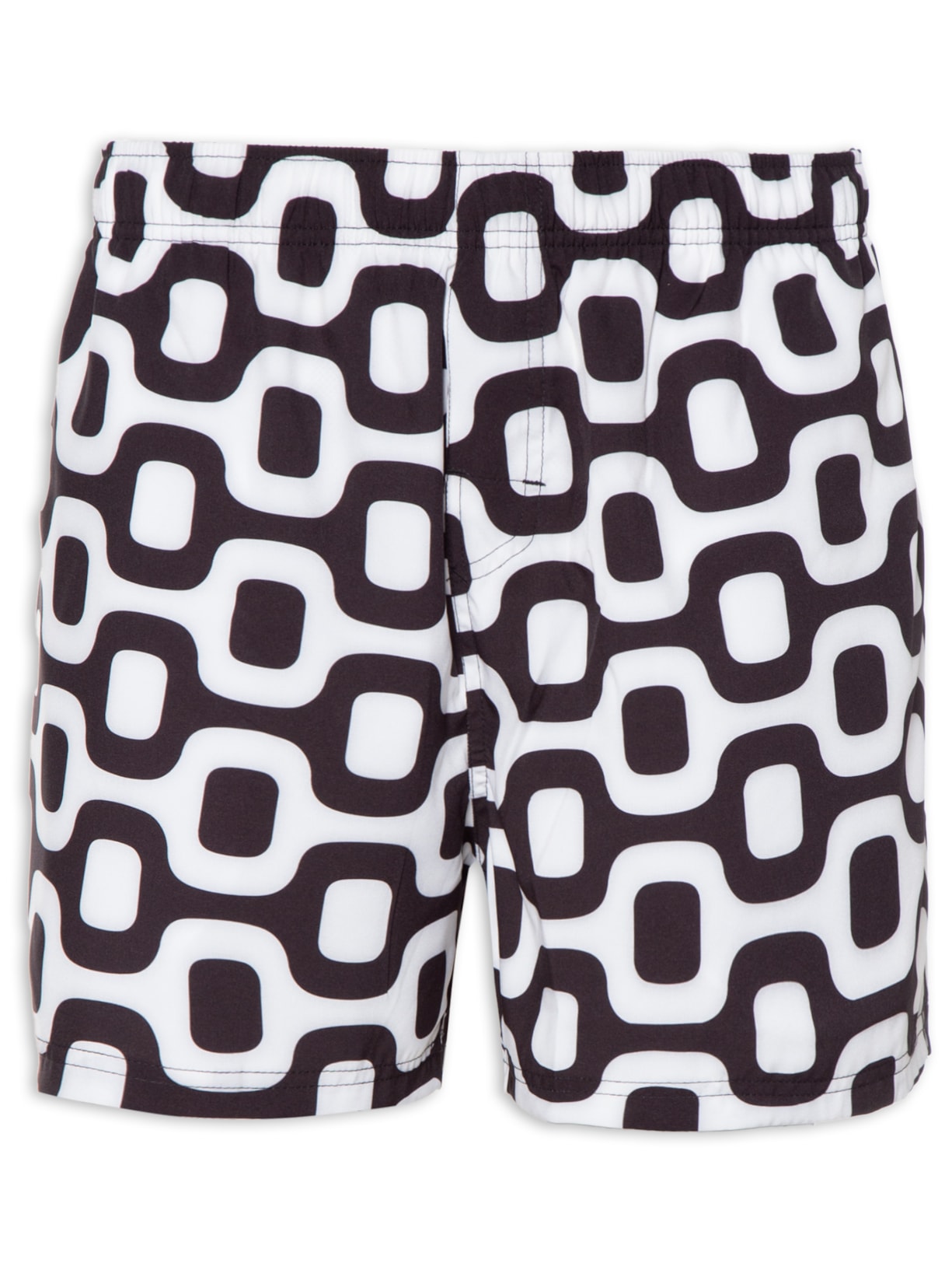 Short Masculino Beach Calçadão - Preto