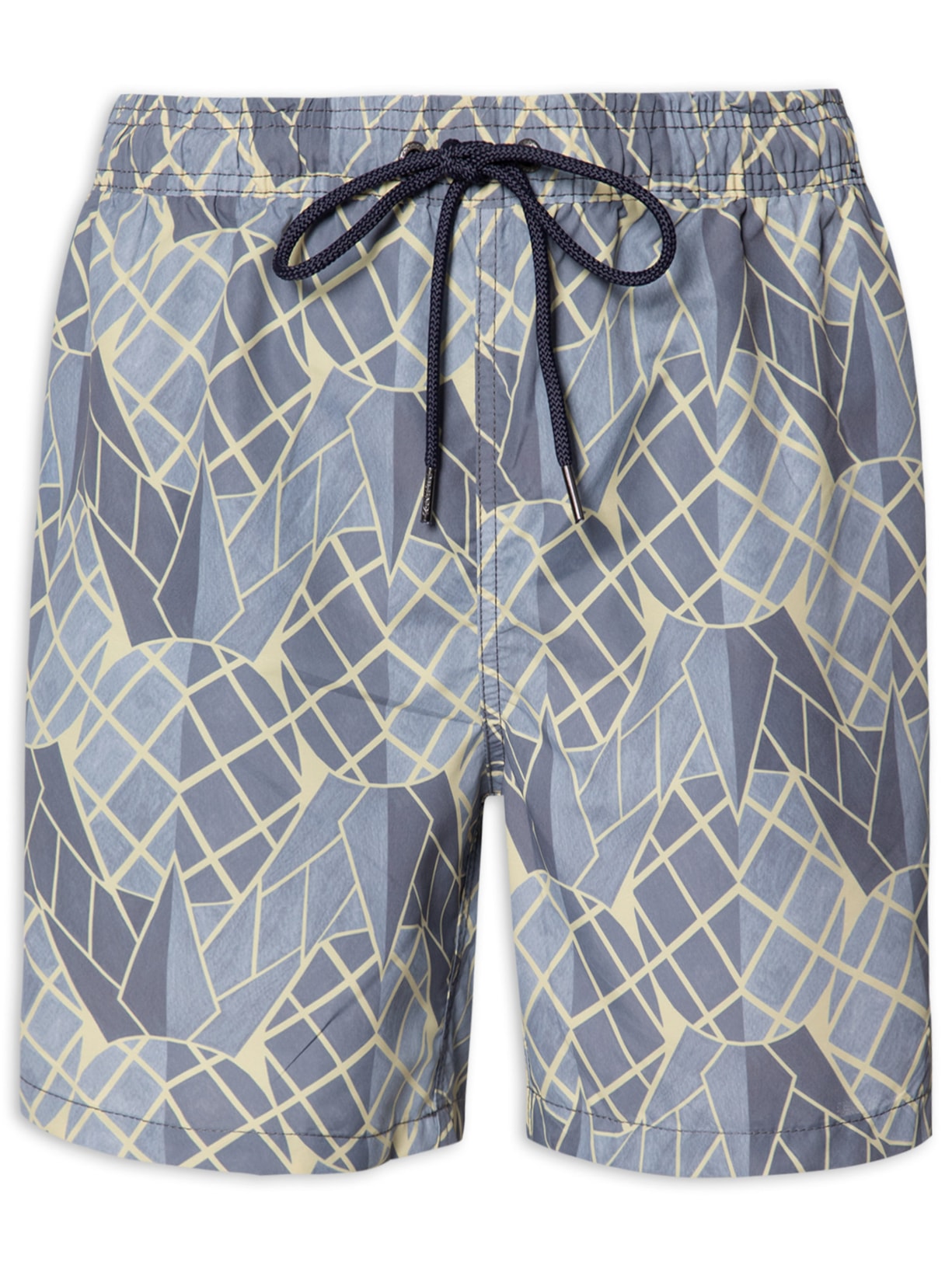 Short Masculino Beach Geo Pine - Azul