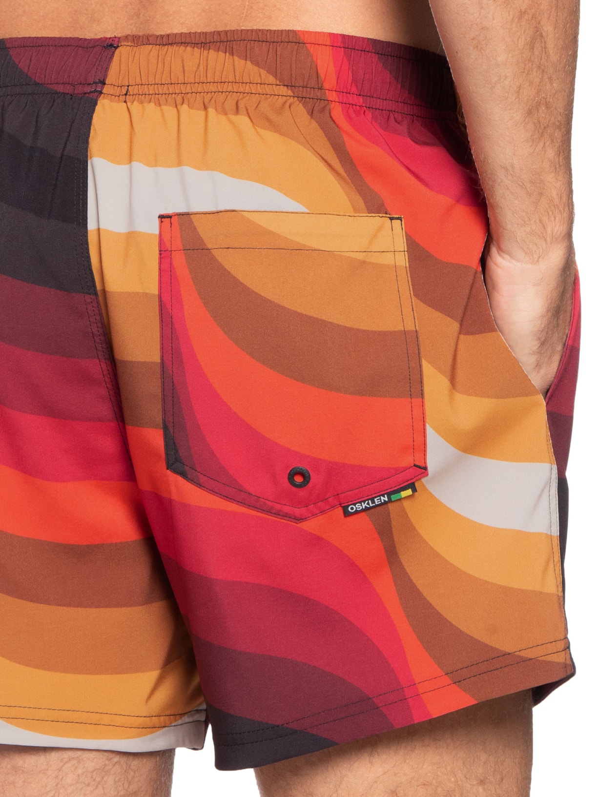 Short Masculino Beach Ipanema Vermelho Osklen