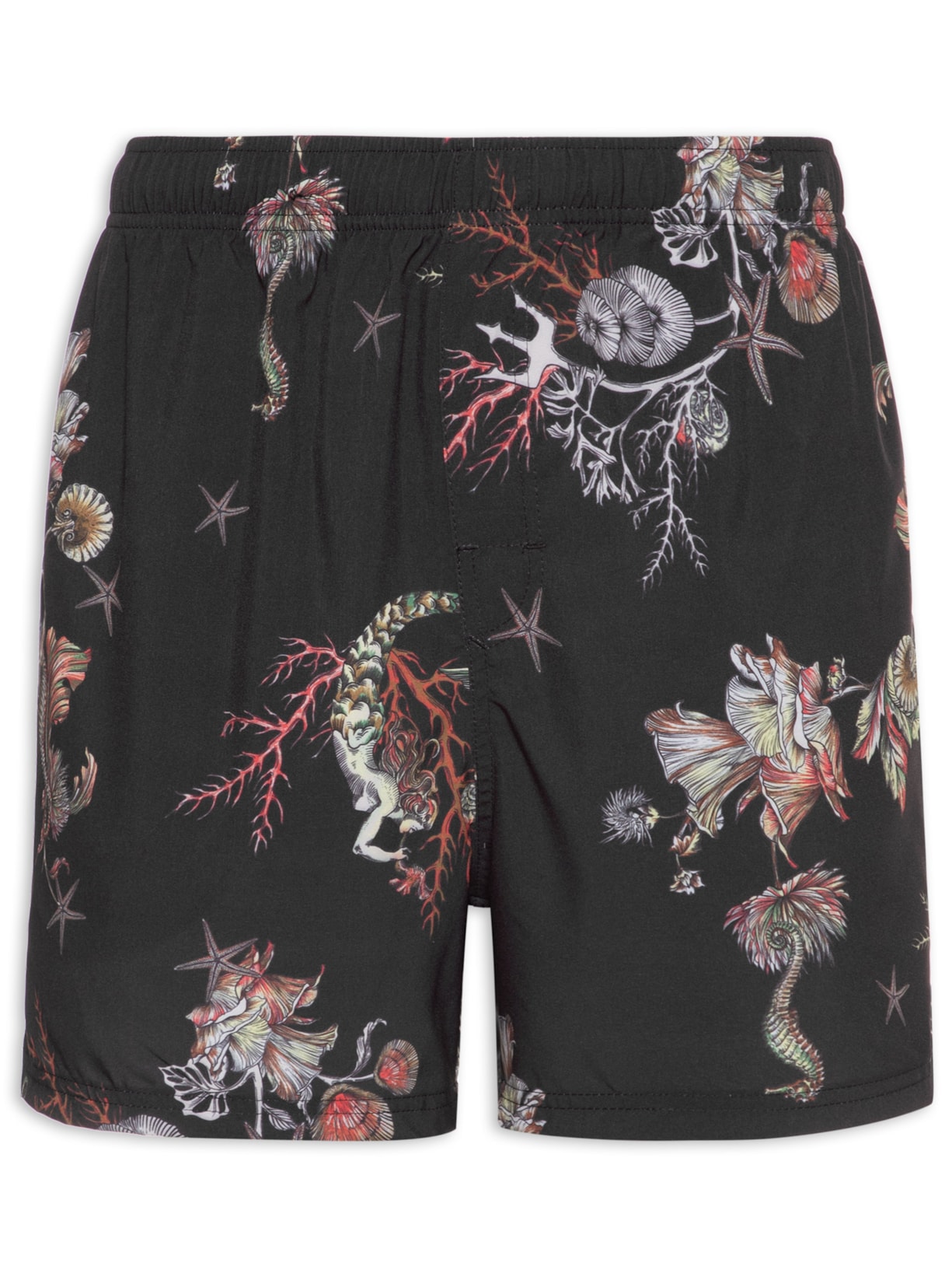 Short Masculino Beach Oceans - Preto