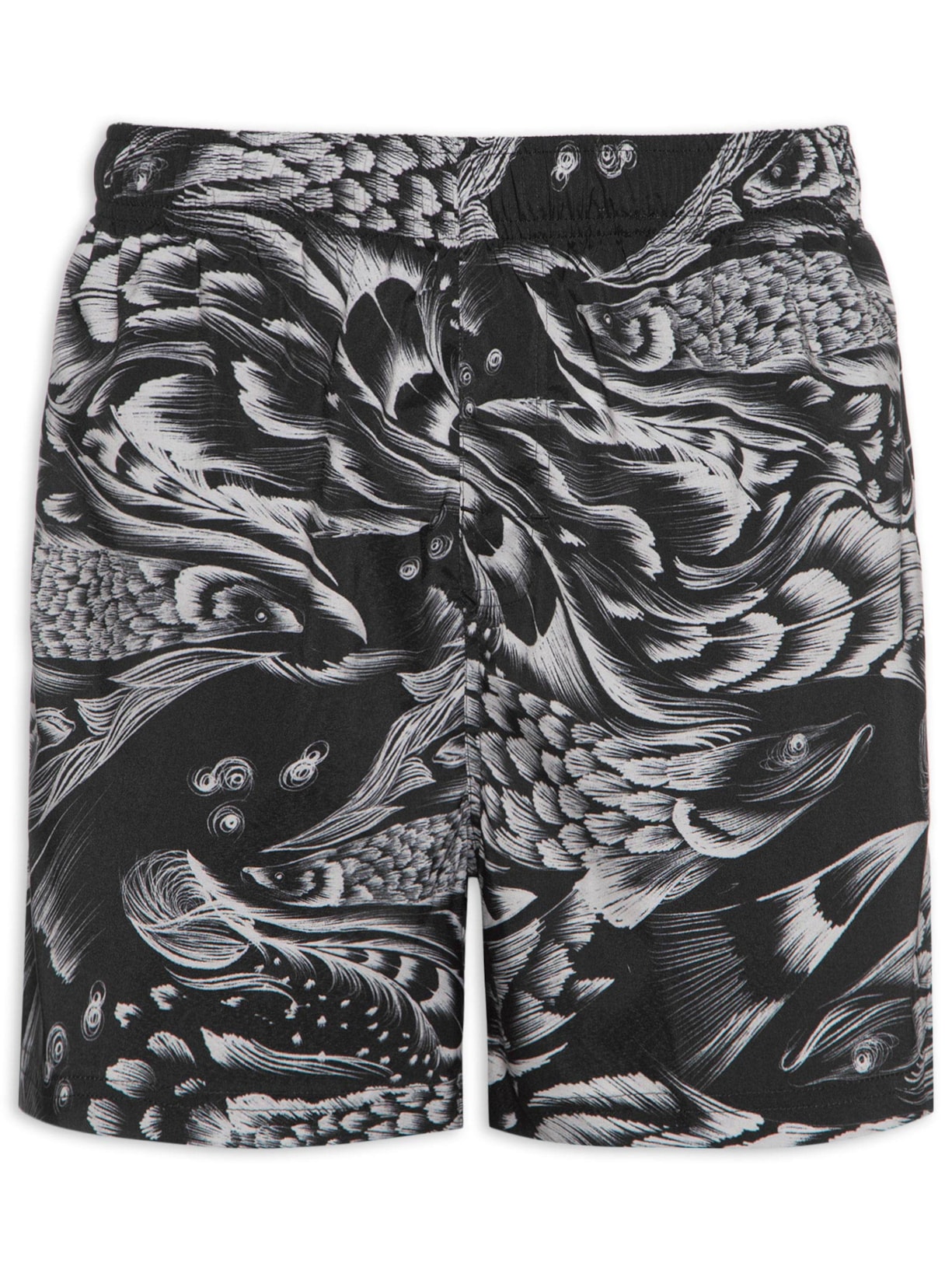 Short Masculino Beach Pirarucu Preto Osklen