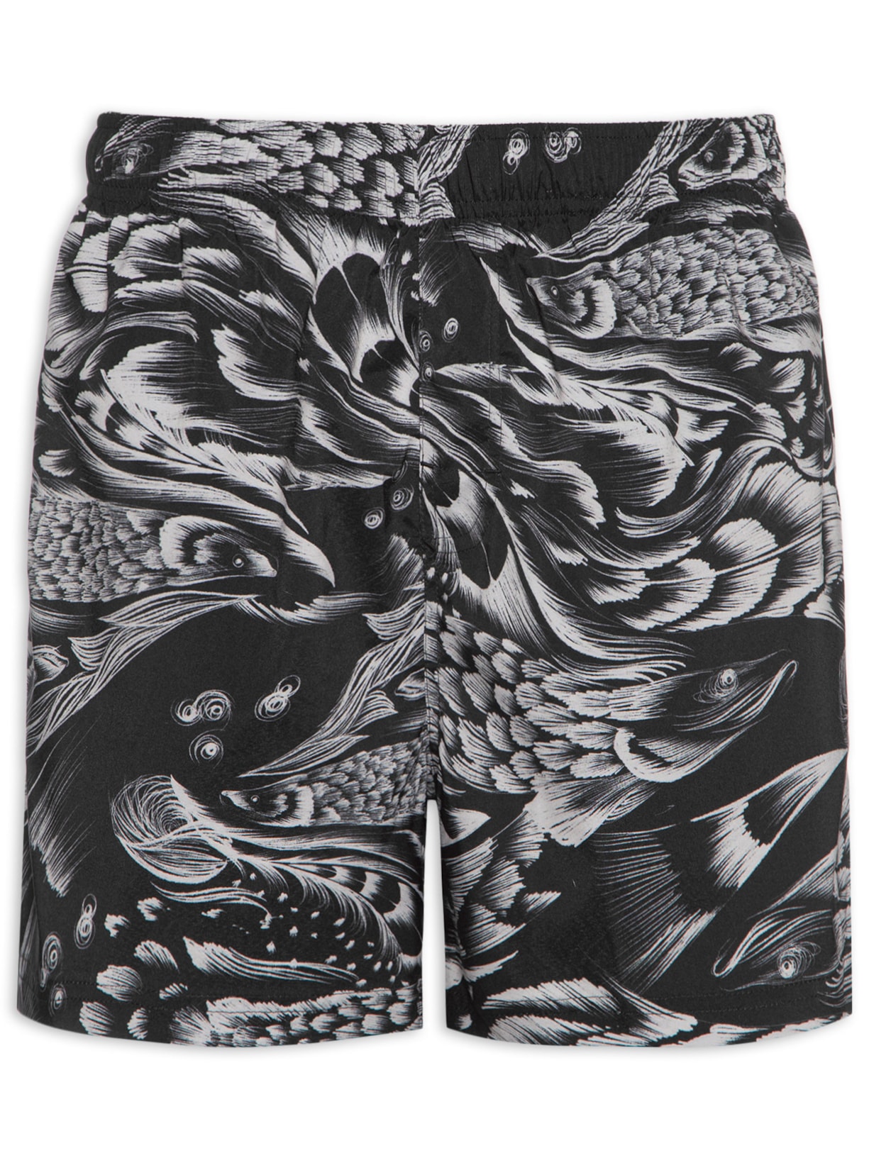 Short Masculino Beach Pirarucu Preto Osklen