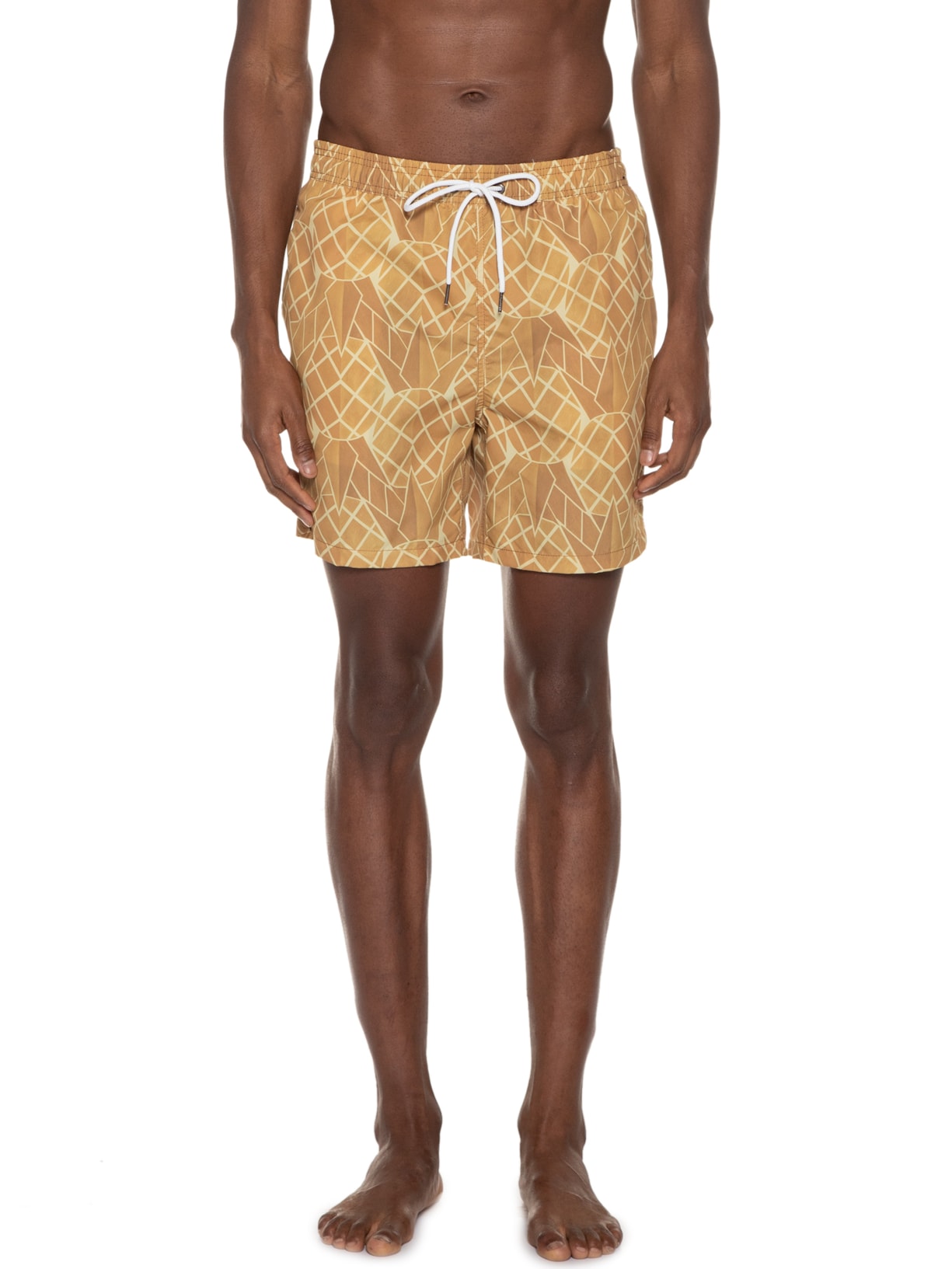 Short Masculino Beach Short Geo Pine Amarelo Richards