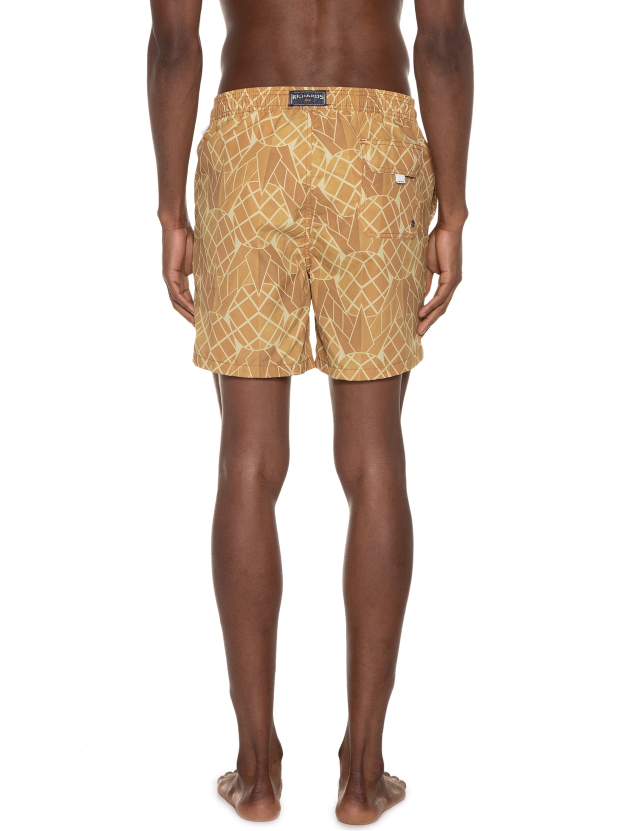 Short Masculino Beach Short Geo Pine Amarelo Richards