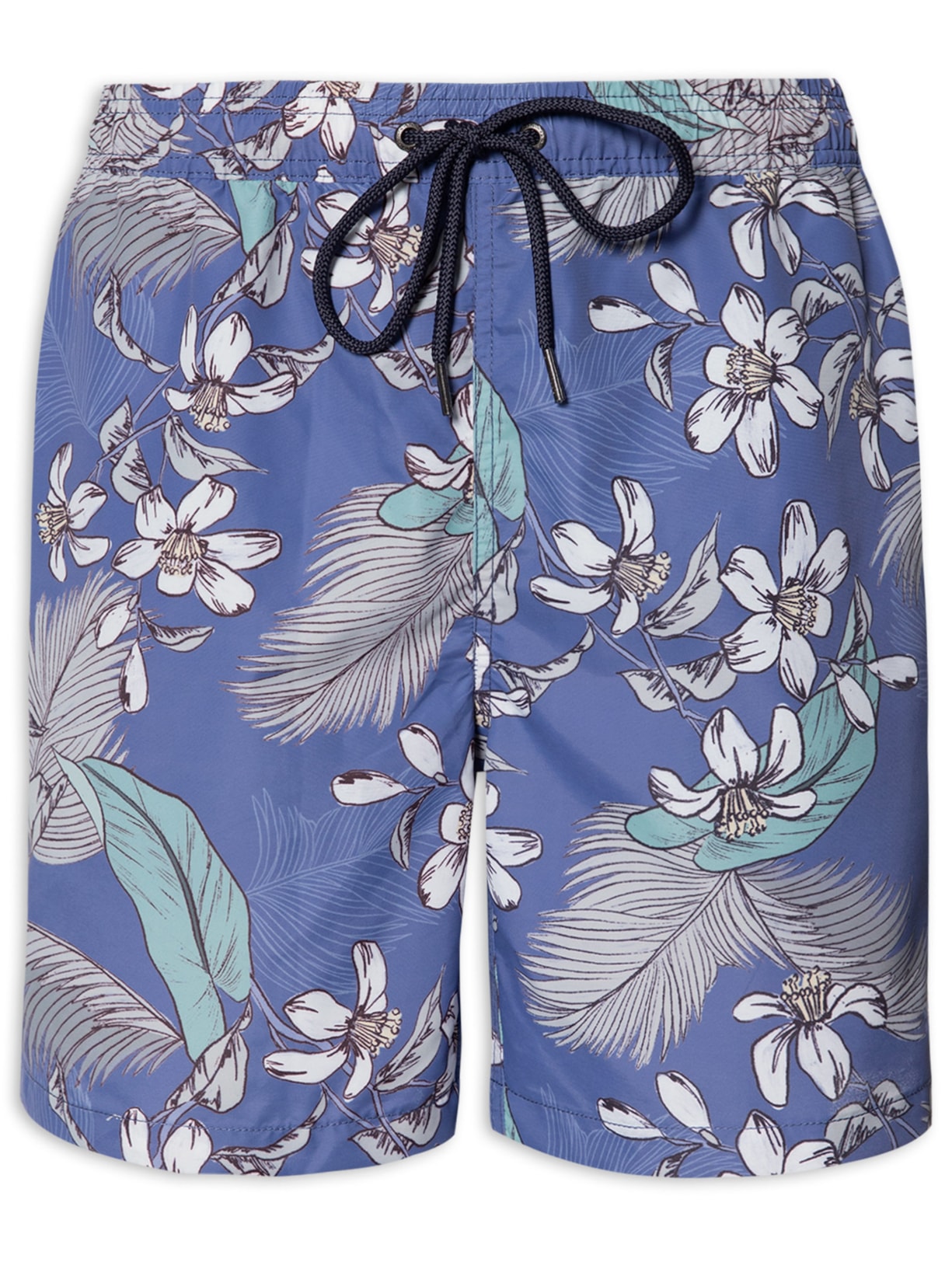 Short Masculino Beach Tropical Color - Azul