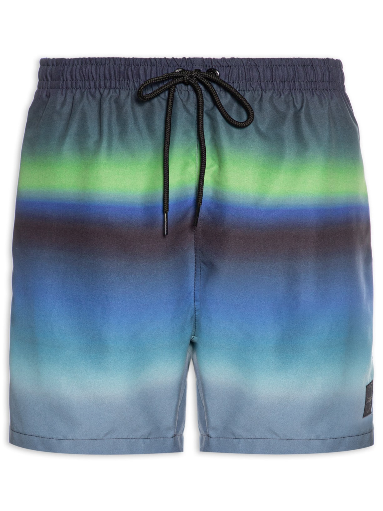 Short Masculino Beach Trucker Grandient Stri - Azul