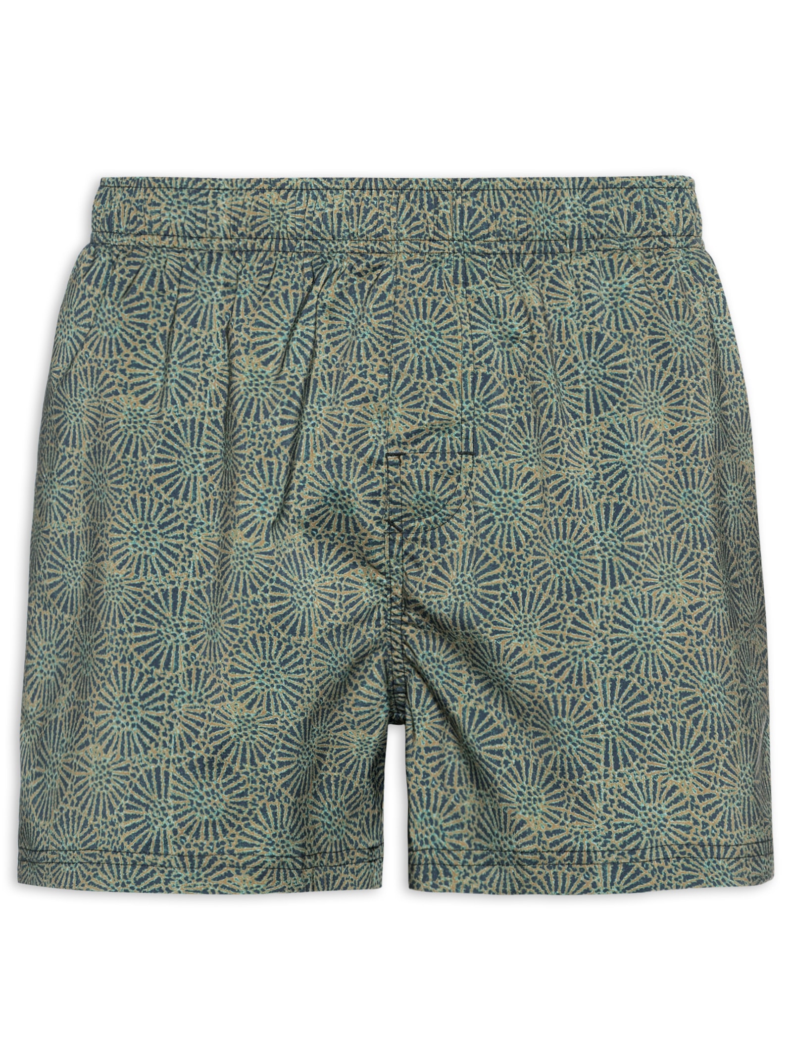 9090 OG Logo Vintage Shorts M グリーンカモ Osklen - Short Masculino Beach Vintage Coral - Verde