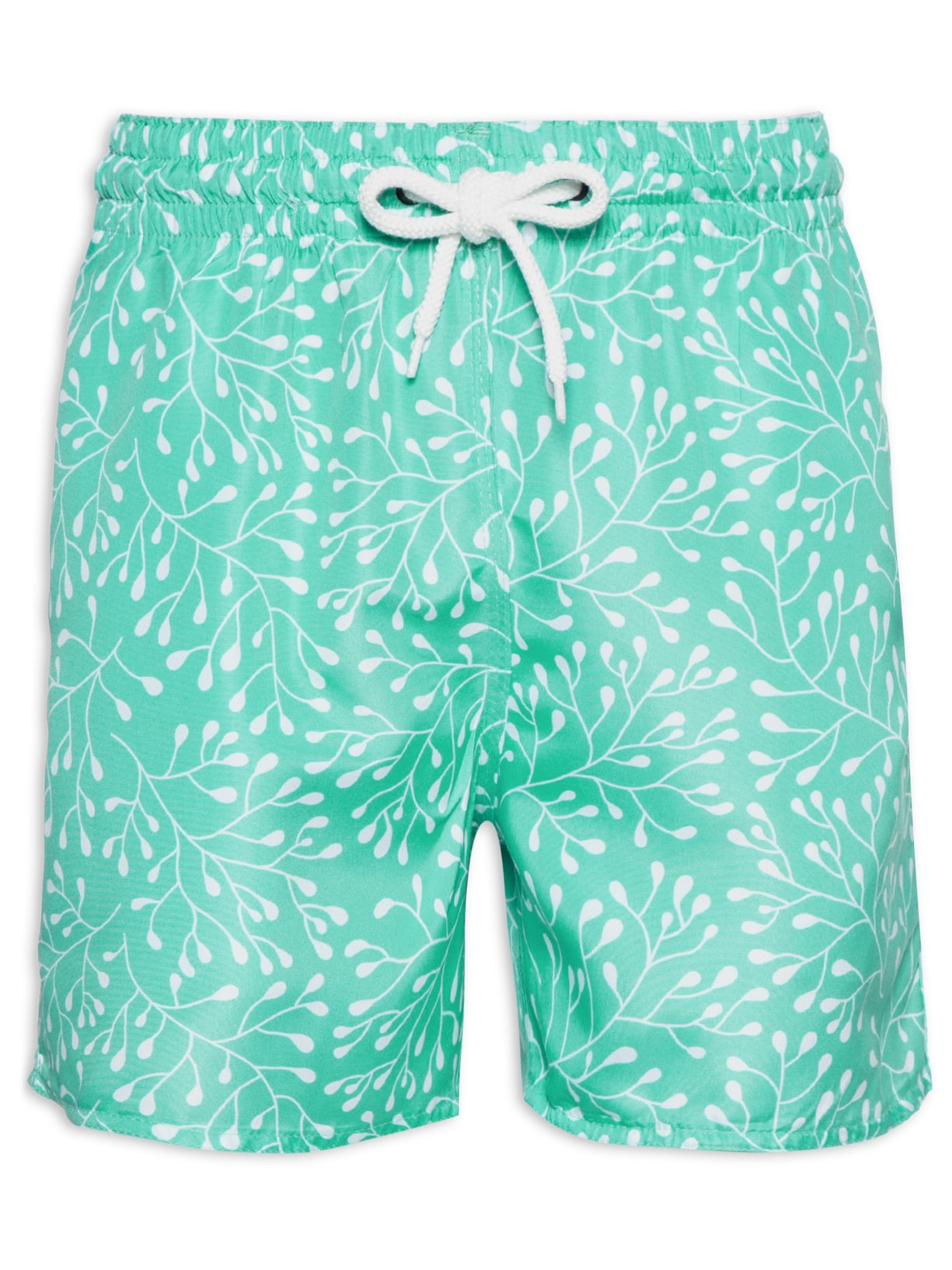 Short Masculino Beachwar Estampado Folhagem - Verde