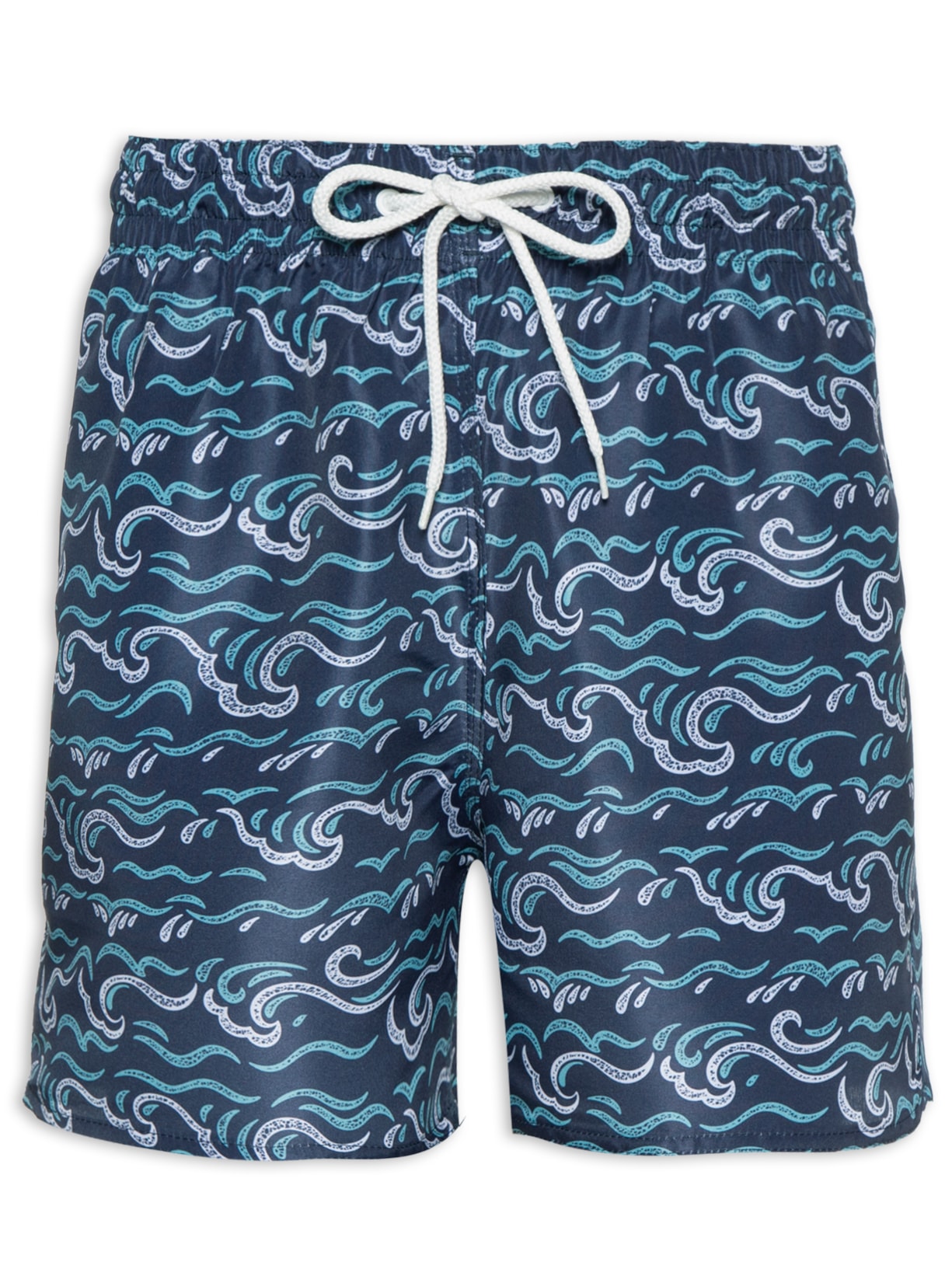 Short Masculino Beachwar Estampado Mar - Azul