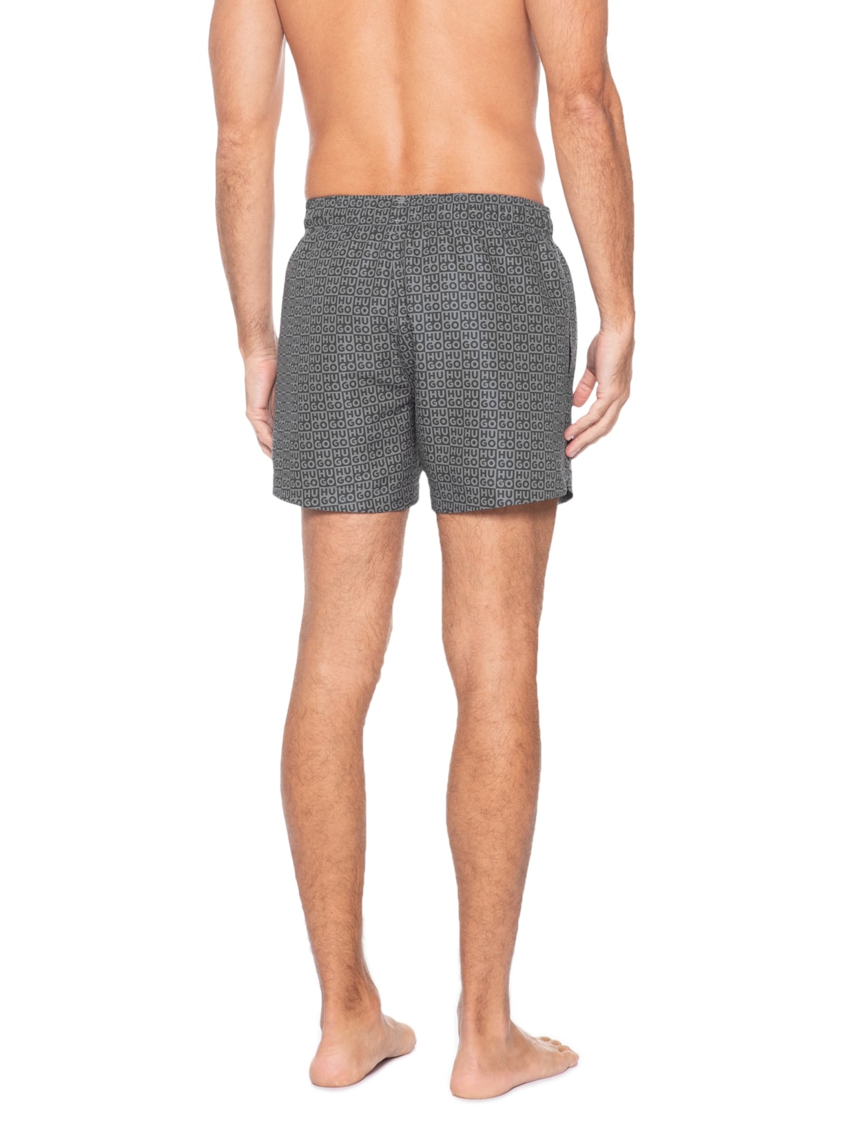 Short Masculino Beachwear Aaron Swim Preto Hugo