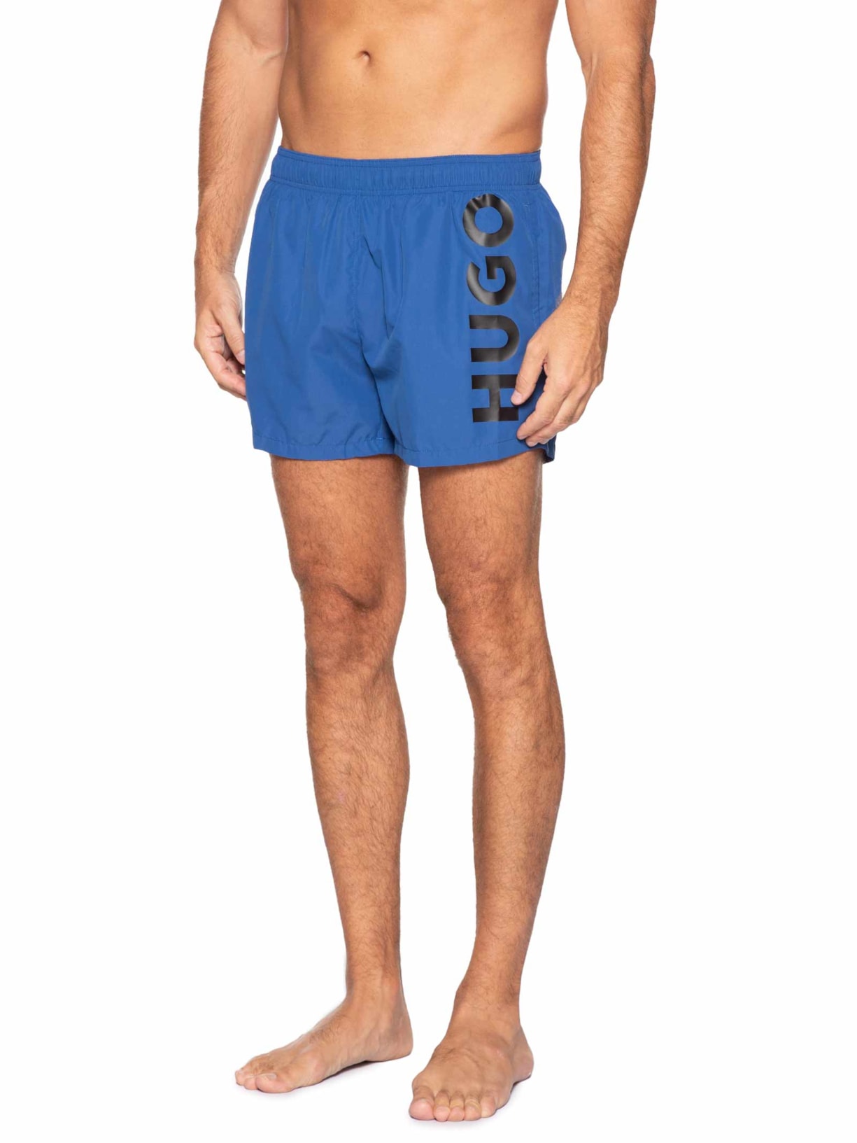 Short Masculino Beachwear Abas Azul Hugo