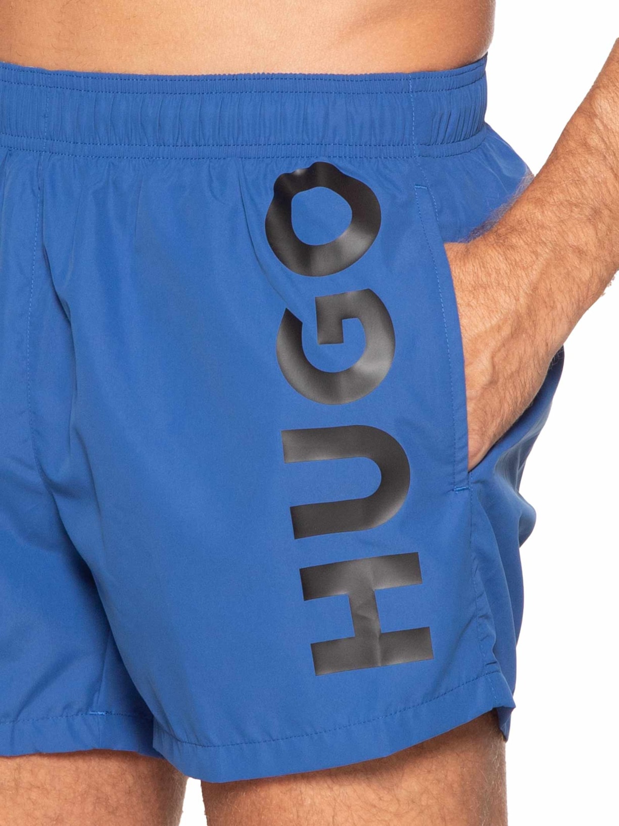 Short Masculino Beachwear Abas Azul Hugo