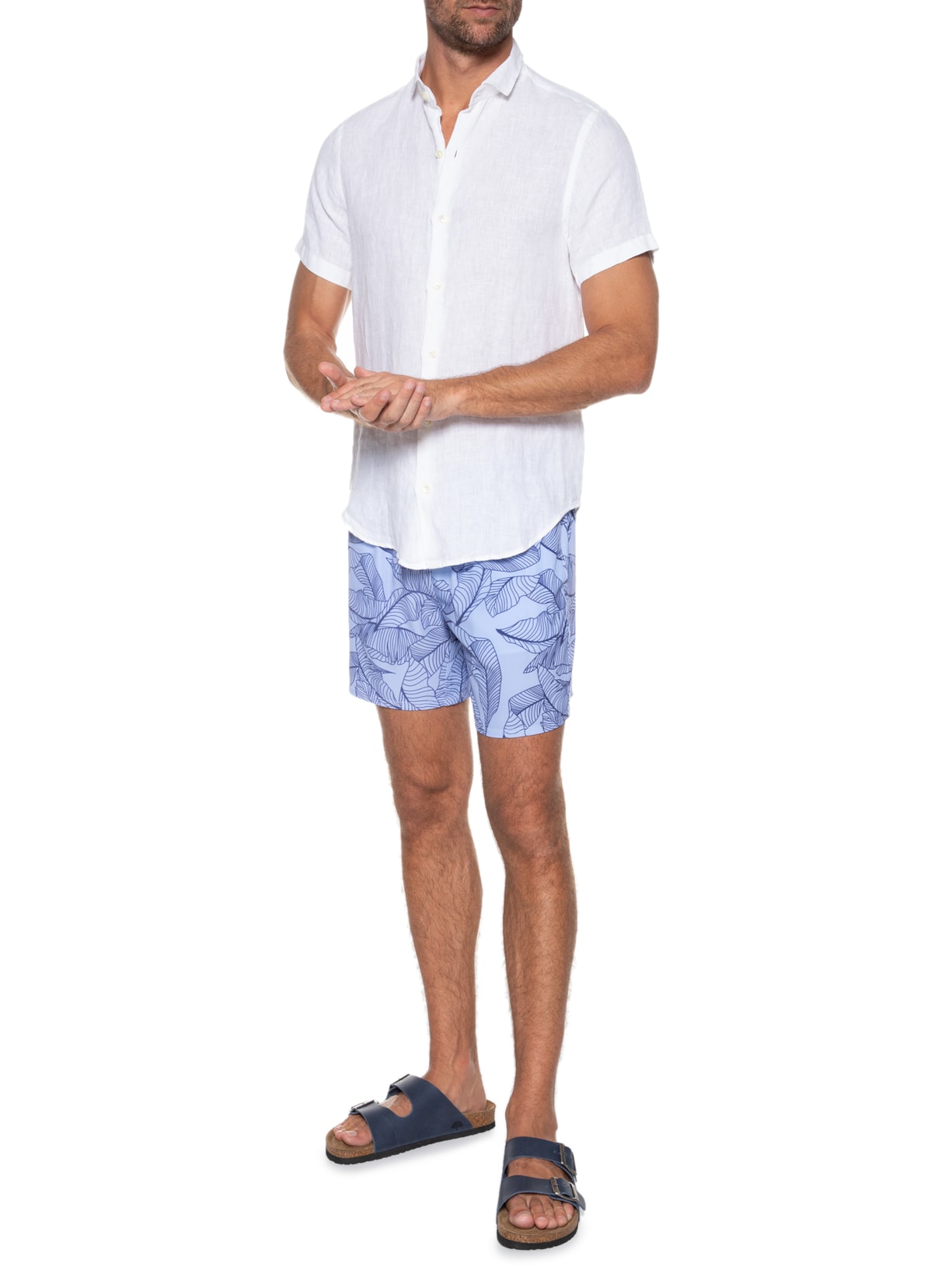 Short Masculino Beachwear Azul '2 Essential