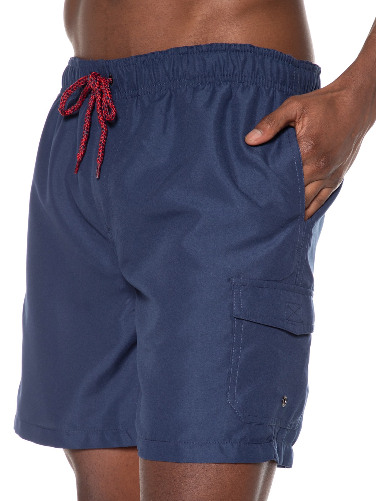 Short Masculino Beachwear Básico Azul '2 Essential