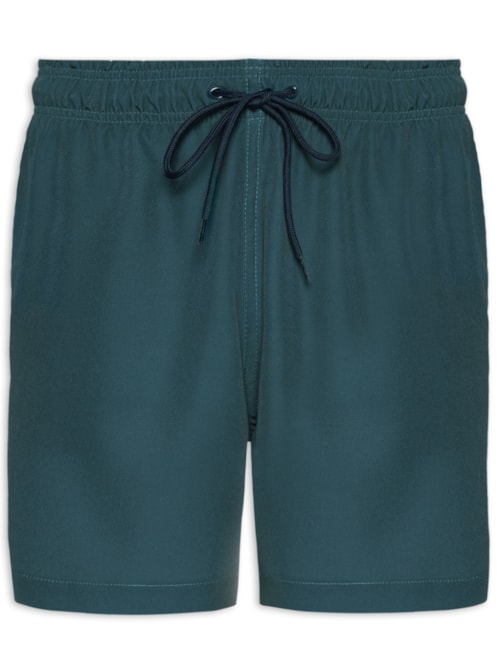 Short Masculino Beachwear Básico - Azul