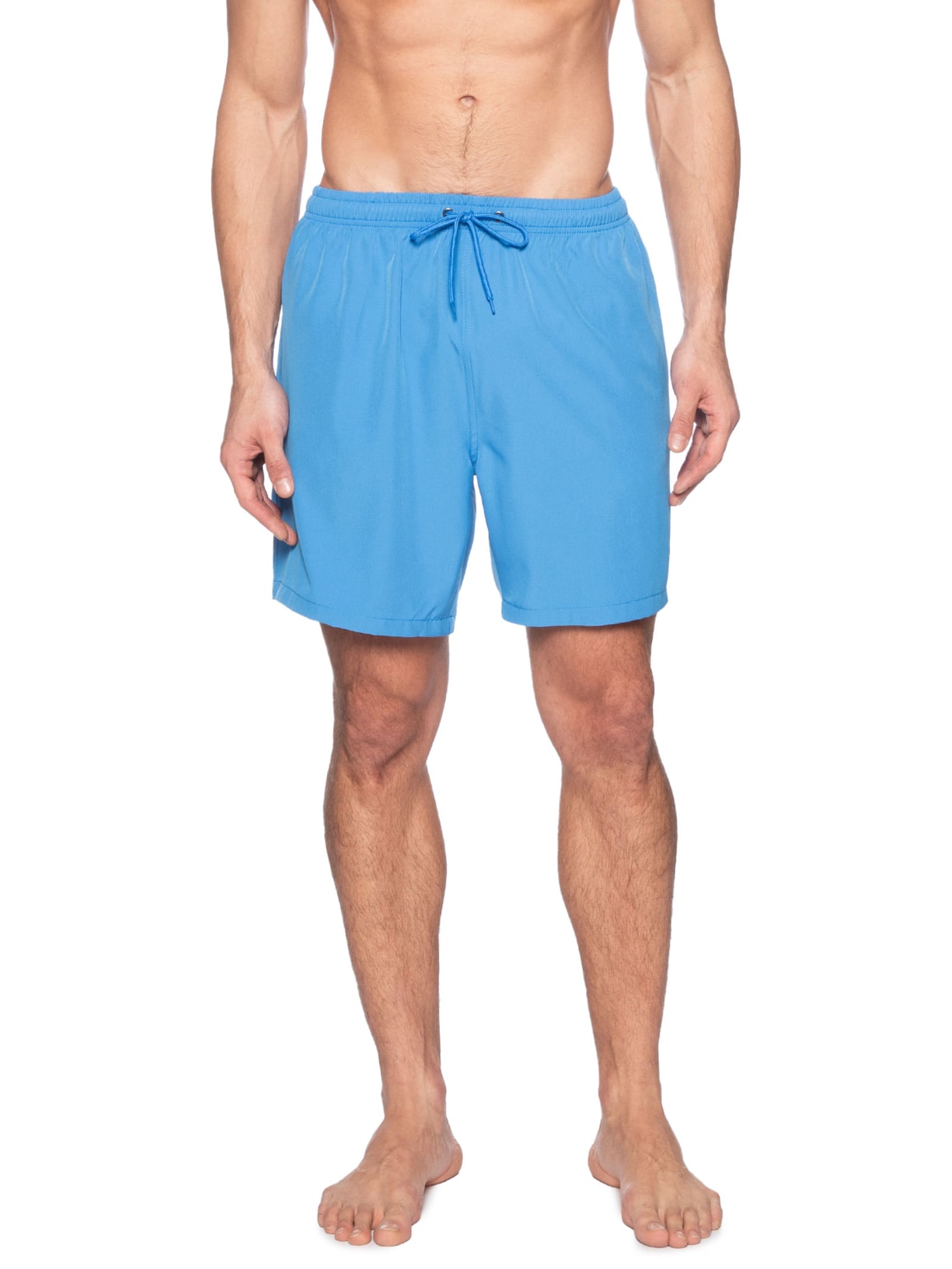 Short Masculino Beachwear Básico Azul Basiq Men